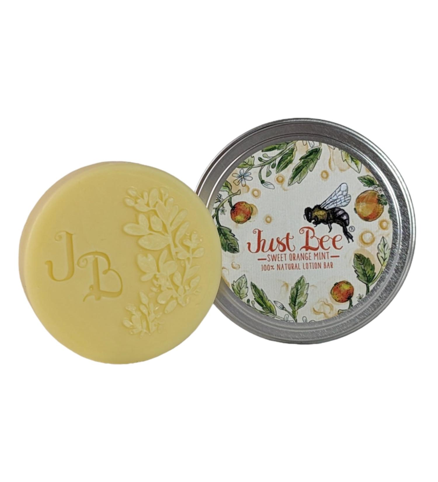 Shop Natural Beeswax Lotion Bar - Sweet Orange Mint | Eco-Friendly Skincare Worldwide - Buy Online on GoSupps.com