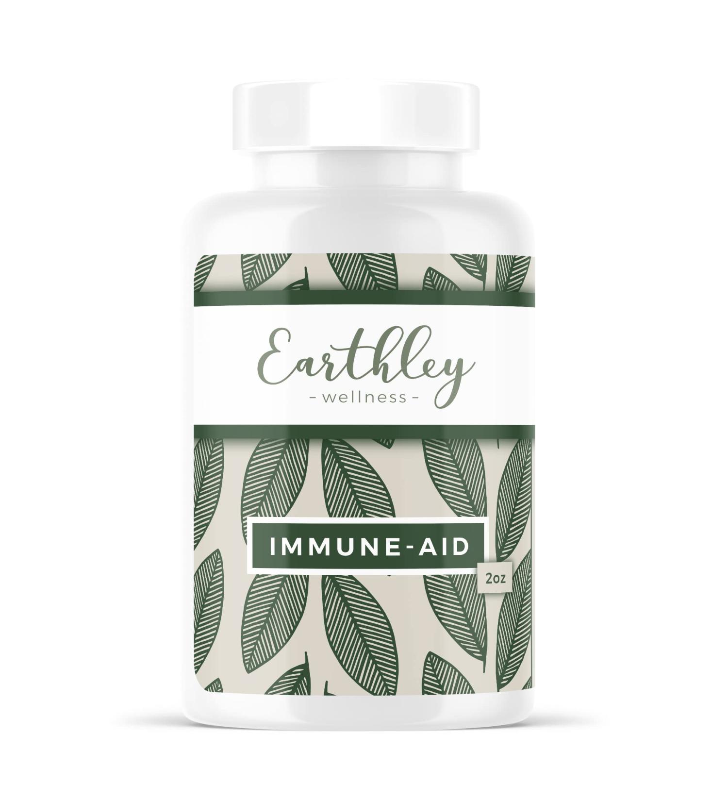 Earthley Wellness Immune-Aid, Natural Vitamin C Powder, Camu Camu, Acerola, Orange Peel, Boost Immune Health, Skin Health (2 oz) 2 Ounce (Pack of 1) - Buy Online on GoSupps.com
