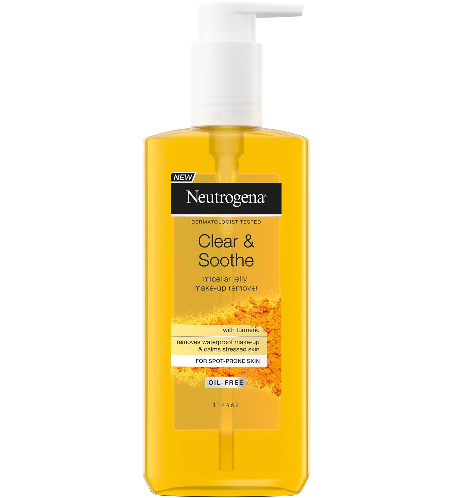 Neutrogena Clear & Soothe Micellar Jelly Makeup Remover 200ml - Gentle Makeup Remover - Buy Online on GoSupps.com