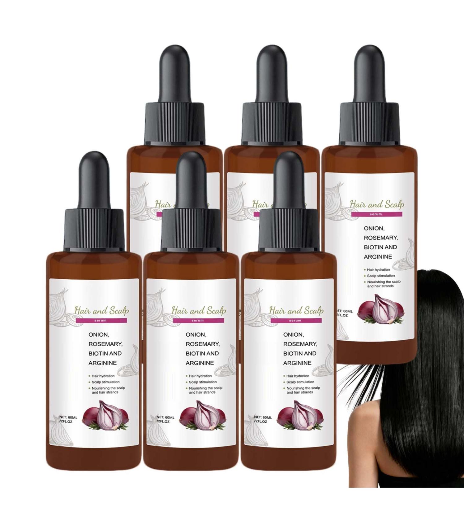 S rum de croissance capillaire l'oignon et au romarin s rum pour le cuir chevelu spray de croissance capillaire pour femmes la formule l g re s rums nourrissants pour le cuir chevelu. (6PCS) - Buy Online on GoSupps.com