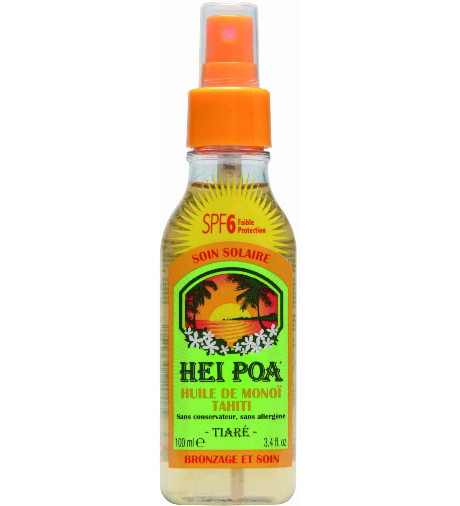 Hei Poa Tiare SPF 6 Monoi Oil