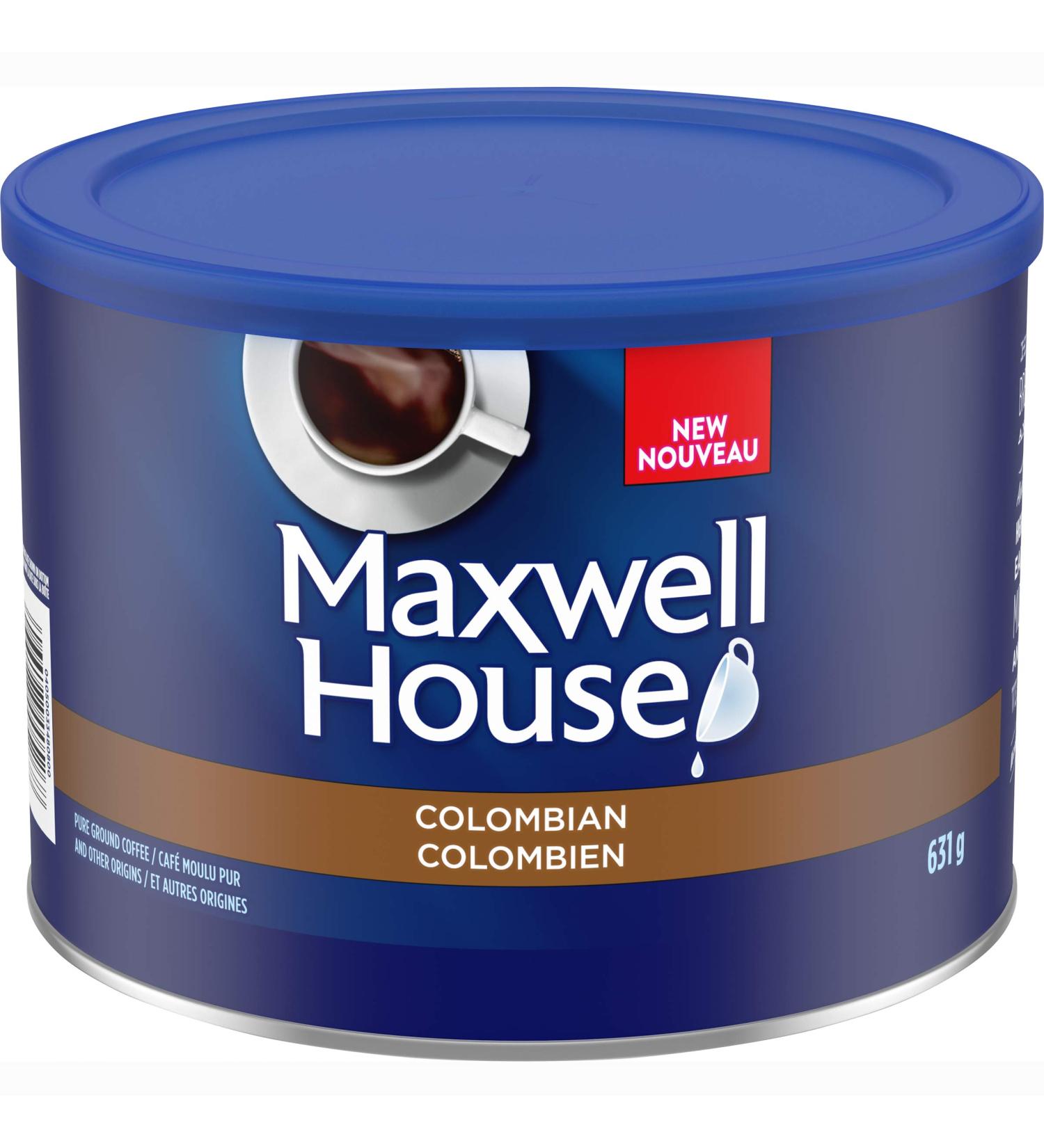 Maxwell House Colombian Ground Coffee 631g (Pack of 6) 631g (Pack of 6) Colombian - Buy Online on GoSupps.com