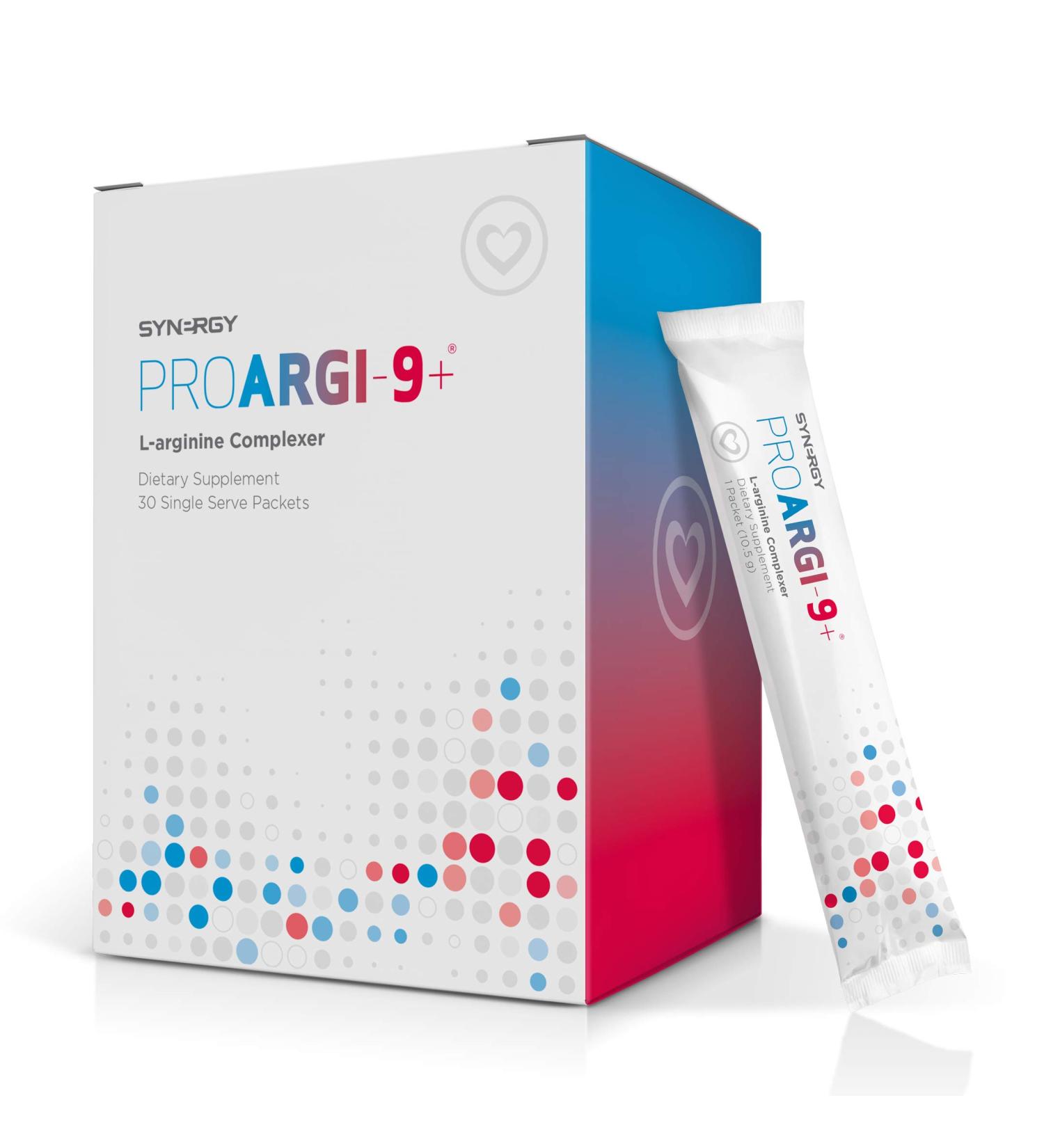 Synergy ProArgi-9 Plus L-Arginine Complexer Dietary Supplement - Mixed Berry - 30 Packets, 0.37 oz - Pack of 30 - Buy Online on GoSupps.com
