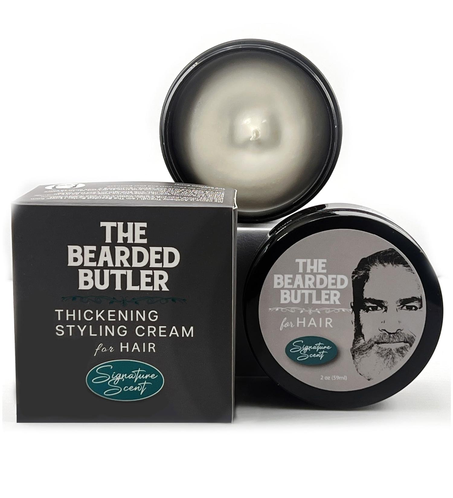Men's Styling & Hair Thickening Cream | Medium Hold Long Lasting Natural Matte Finish | Nourishing Hair Products for Men (2oz) - International Shipping Available - Buy Online on GoSupps.com