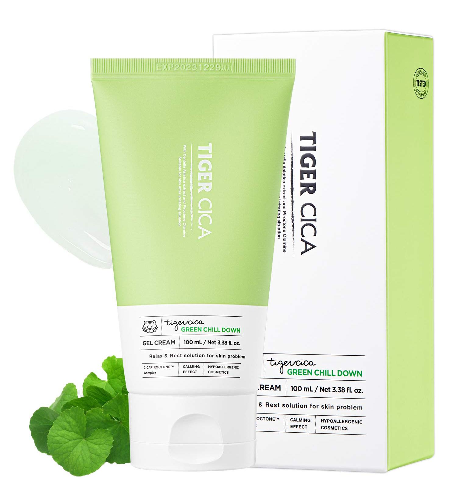 It'S SKIN Tiger Cica Green Chill Down Gel Cream 100ml - Soothing & Cooling Redness Relief - Buy Online on GoSupps.com