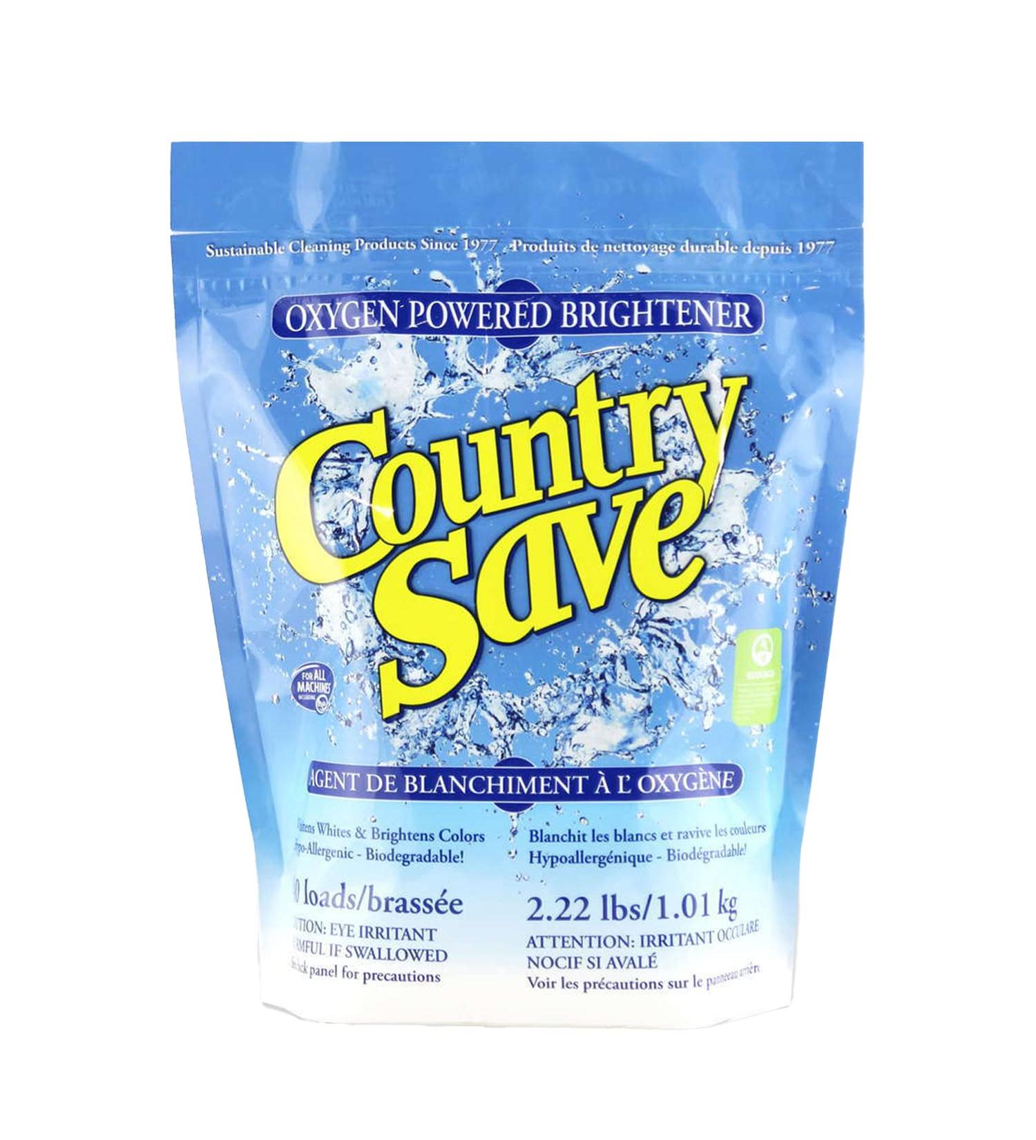 Country Save Oxygen Powered Brightener - Color-Safe Laundry Whitener (40 wash loads) - Buy Online on GoSupps.com