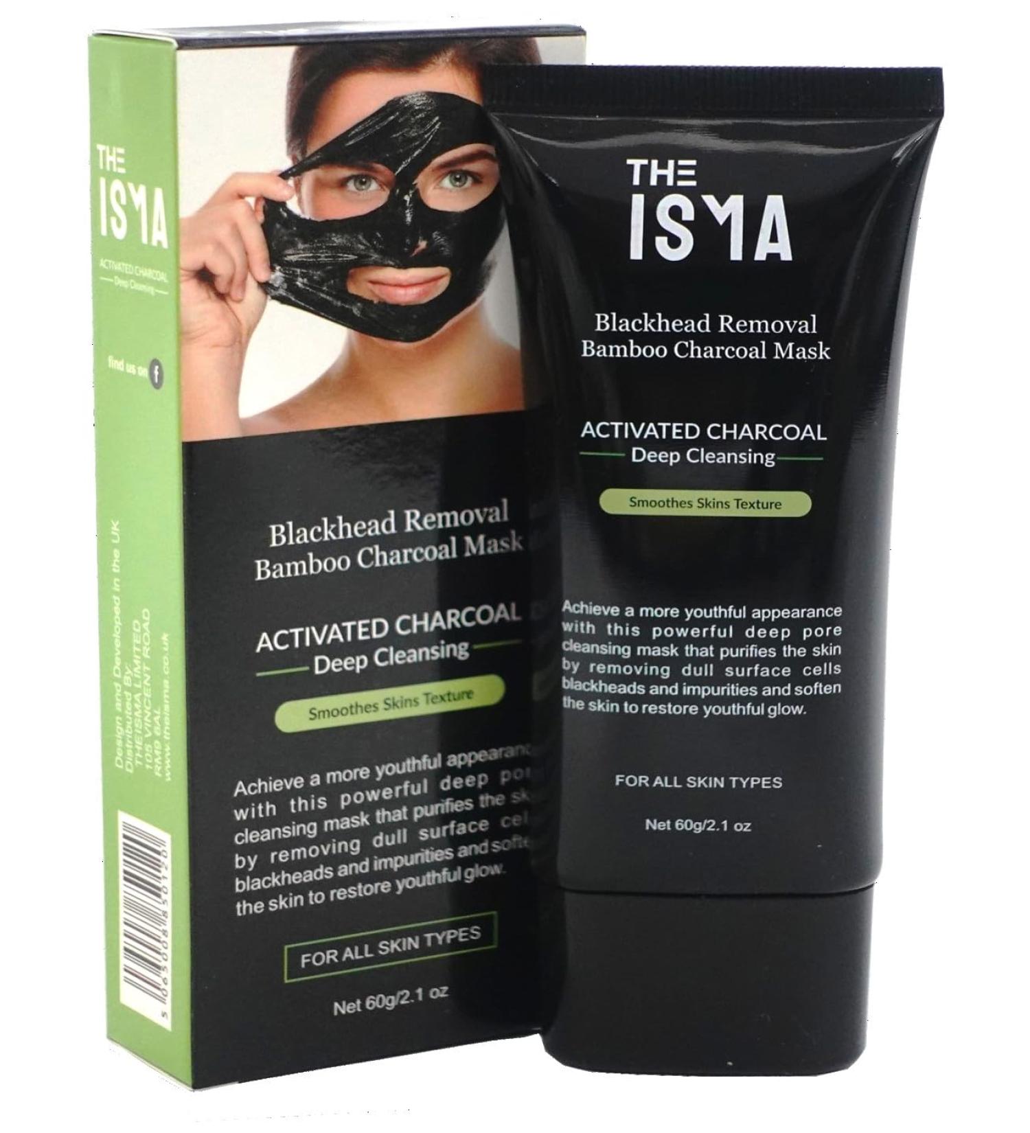  THE ISMA Charcoal masks purifying blackhead cleanser blackhead extractor blackhead removal 60g - Buy Online on GoSupps.com