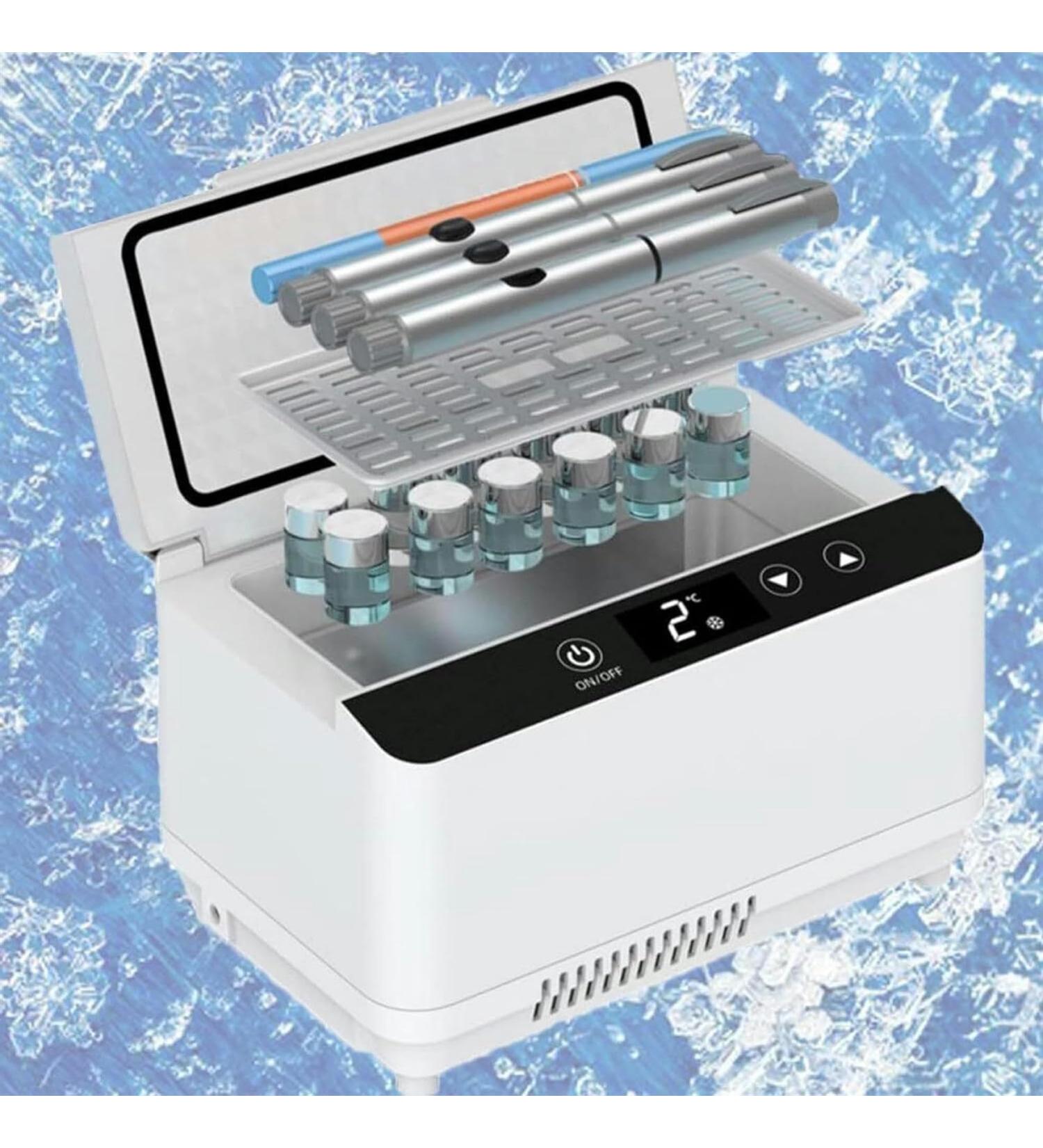 Refrigerated Box For Insulin Refrigerator Portable Travel Box For Insulin Refrigerator Constant Temperature Medicine Diabetic Supplies Refrigerator For Travel In Car 4battery - Buy Online on GoSupps.com