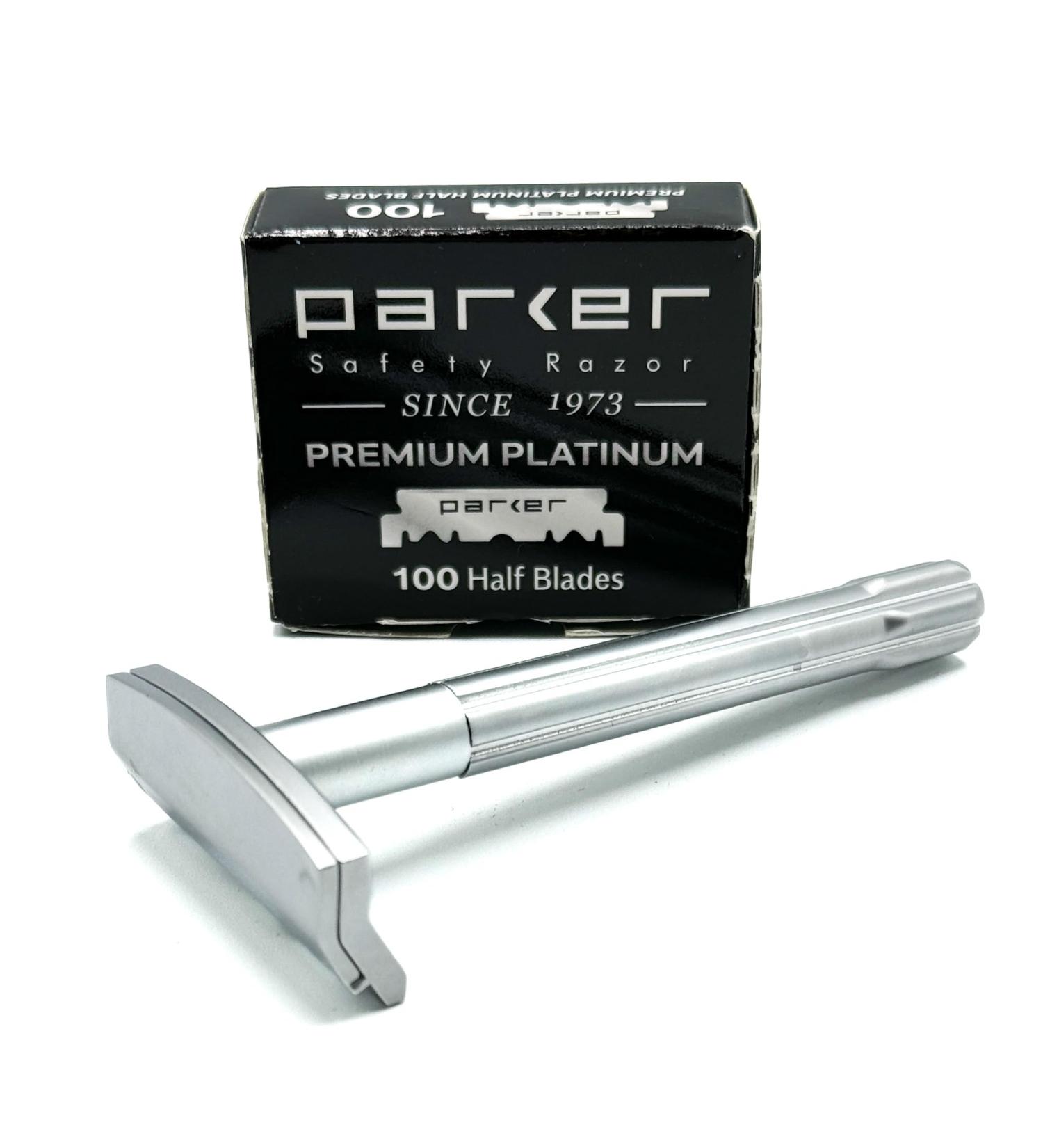 Buy Parker Safety Razor SOLOEDGE - Magnetic Single Edge Razor with 100 Blades for a Smooth Comfortable Shave | International Shipping Available - Buy Online on GoSupps.com