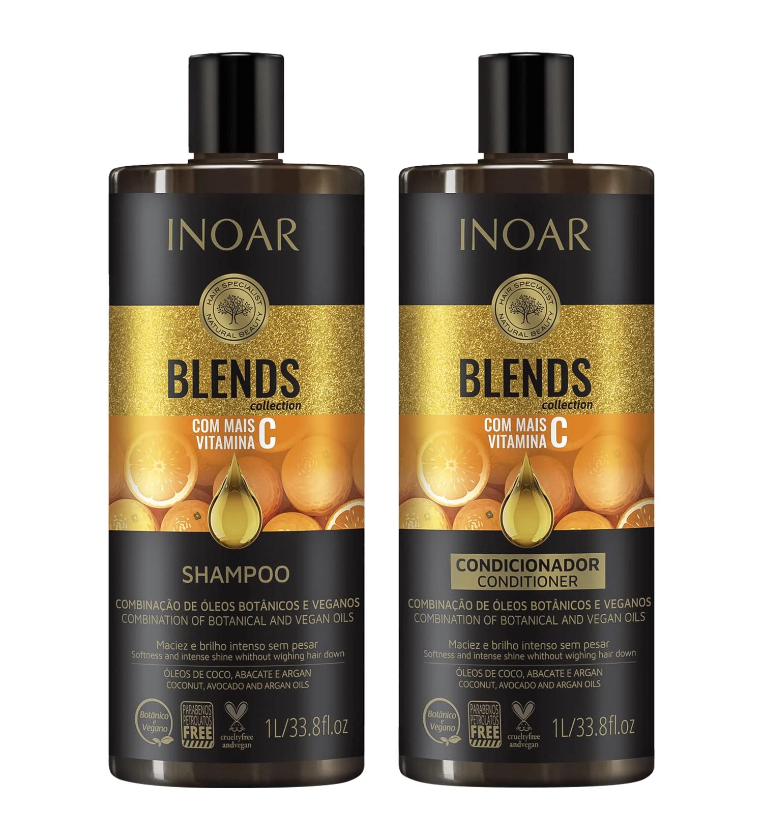 Kit Shampoo and Conditioner Blends Vitamin C 1L INOAR - Buy Online on GoSupps.com