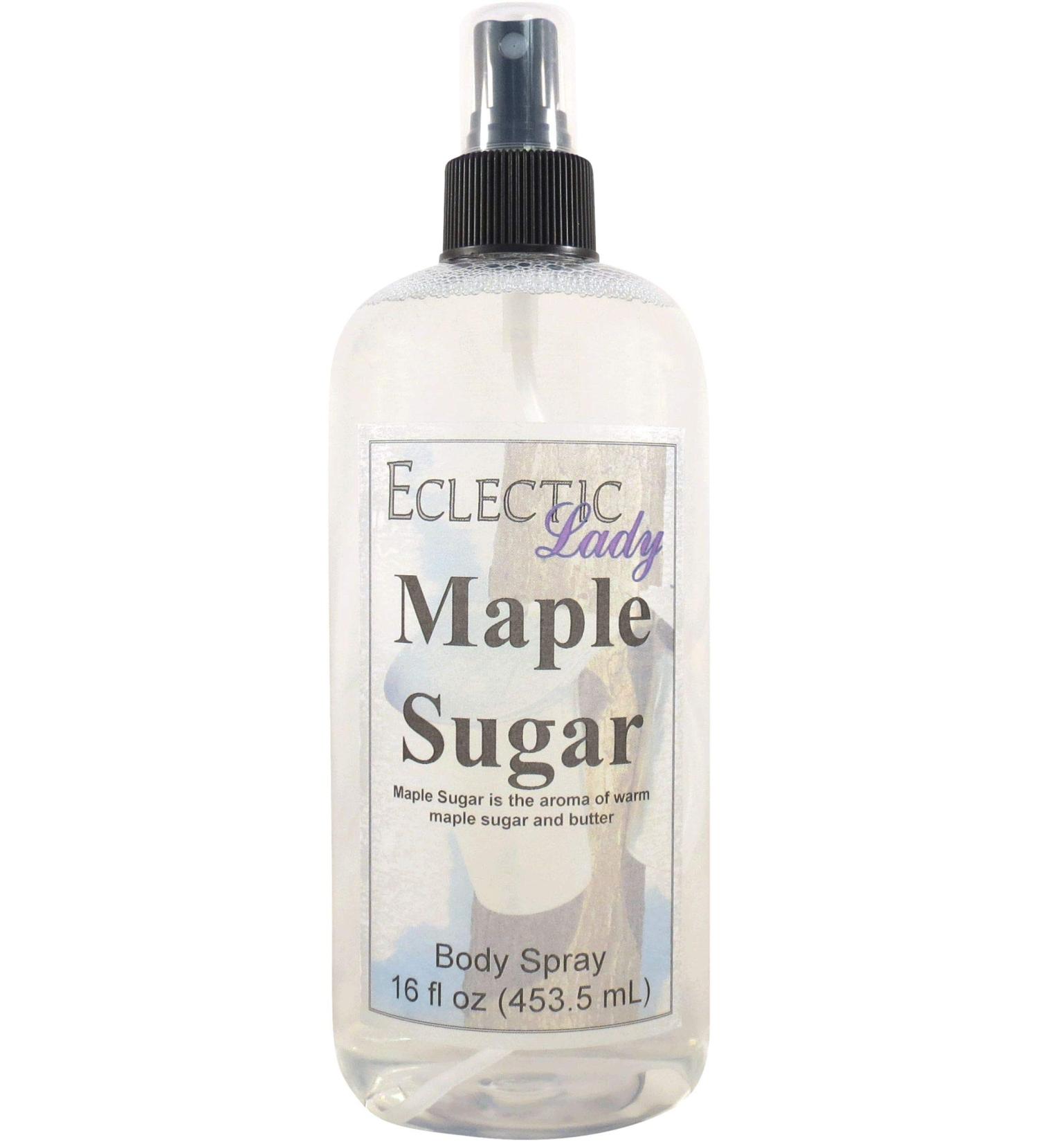 Maple Sugar Body Spray 16 ounces Body Mist for Women with Clean Light & Gentle Fragrance Long Lasting Perfume with Comforting Scent for Men & Women Cologne with Soft Subtle Aroma For Daily Use 16 Fluid Ounces - Buy Online on GoSupps.com