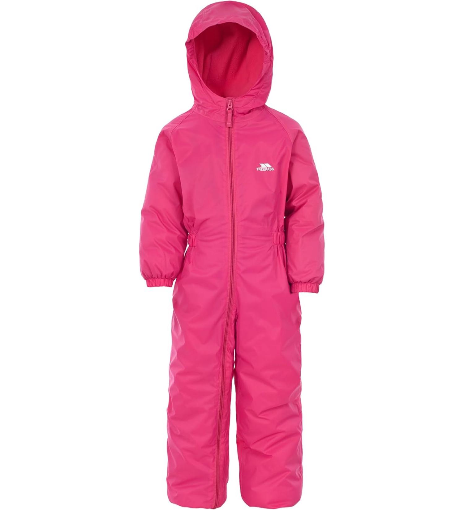 Trespass Kids' Waterproof Outdoor Rain Suit - Gerbera - 5-6 Years
