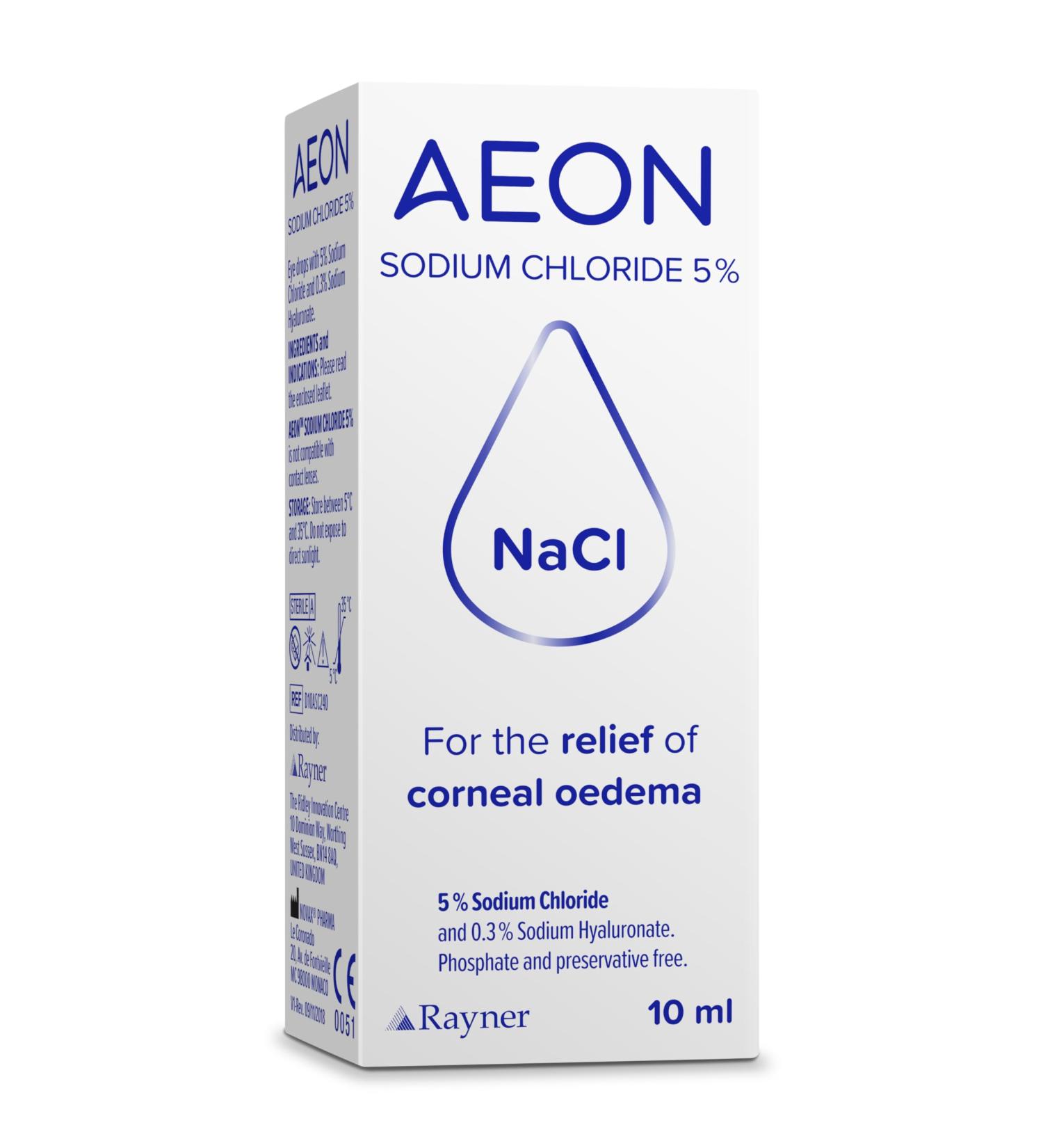 Rayner Aeon Sodium Chloride 5 10 Milliliters x1 Pack
