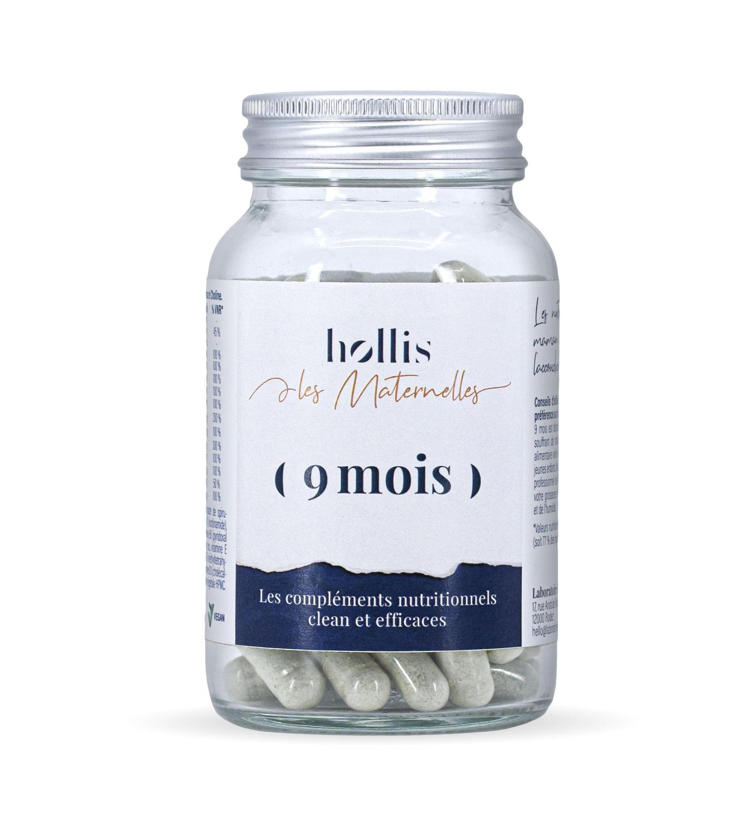 Hollis - Dietary supplement 9 months | 90 capsules - Buy Online on GoSupps.com