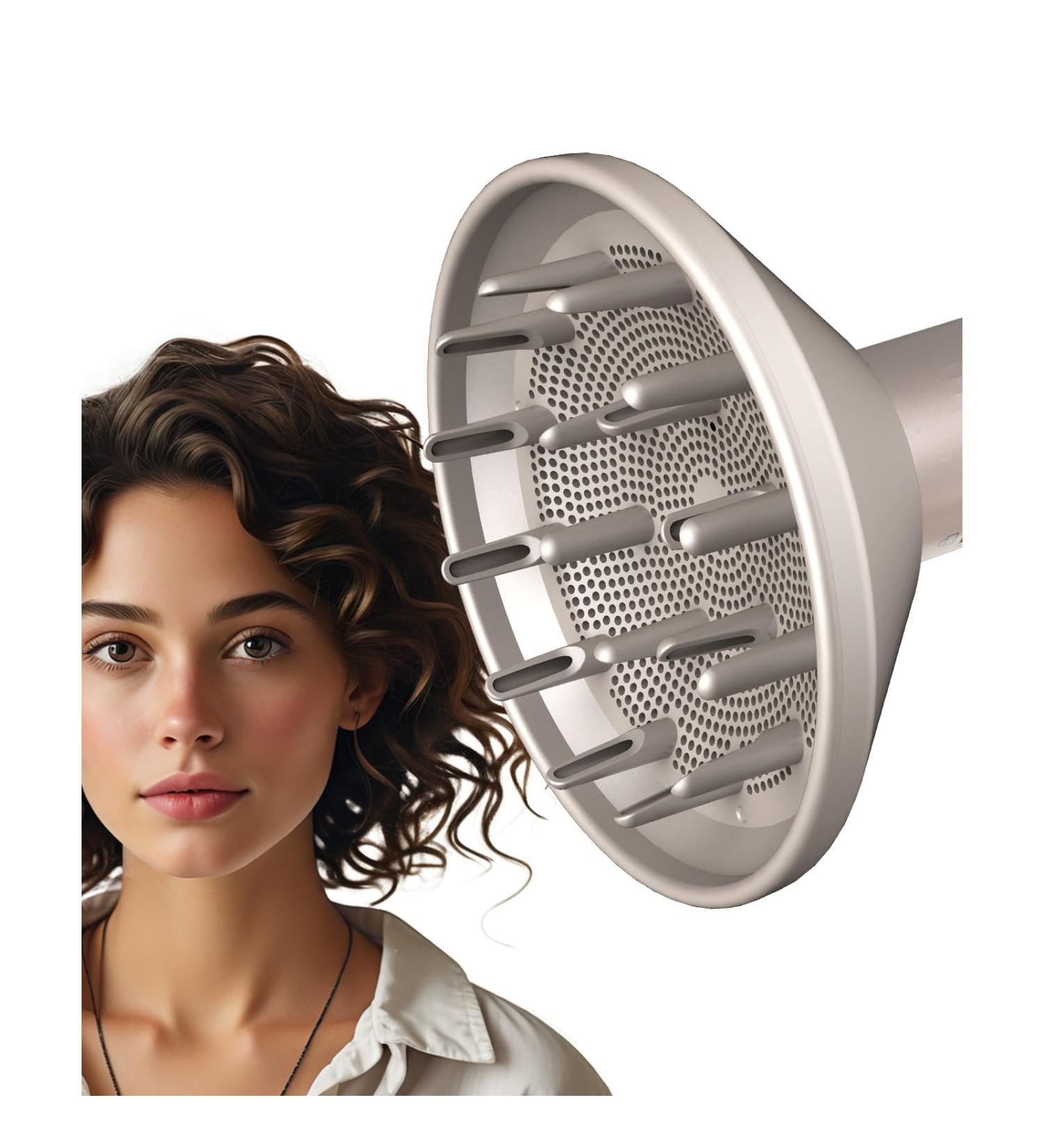 Diffuser Attachment for Shark FlexStyle Hair Dryer - Enhance Curls & Waves - Styling Tool for Natural Curly Wavy & Coily Hair - Grey - Buy Online on GoSupps.com