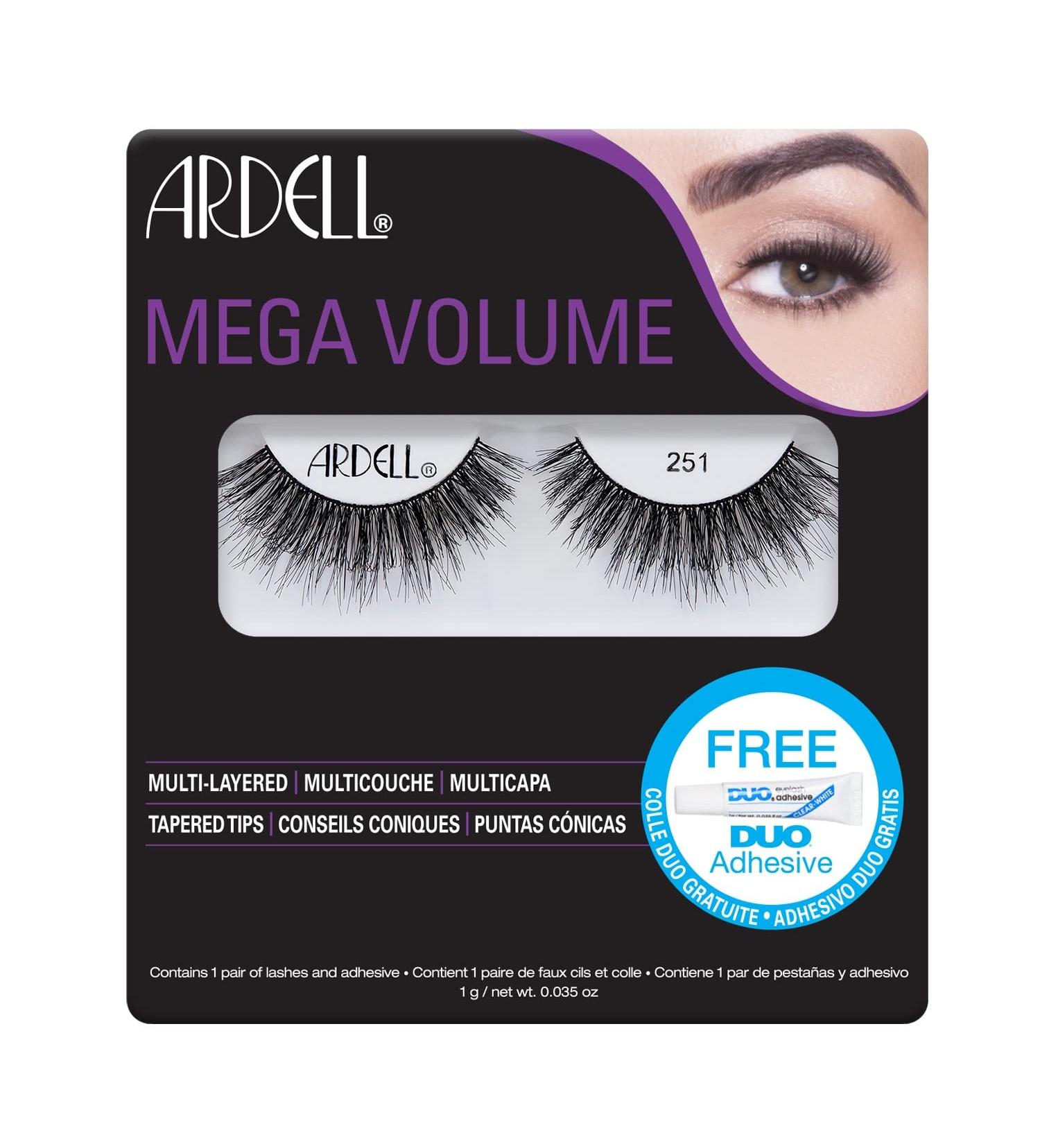 Ardell Mega Volume Lash #251 Black - Premium Eyelashes for Women | International Shipping Available - Buy Online on GoSupps.com