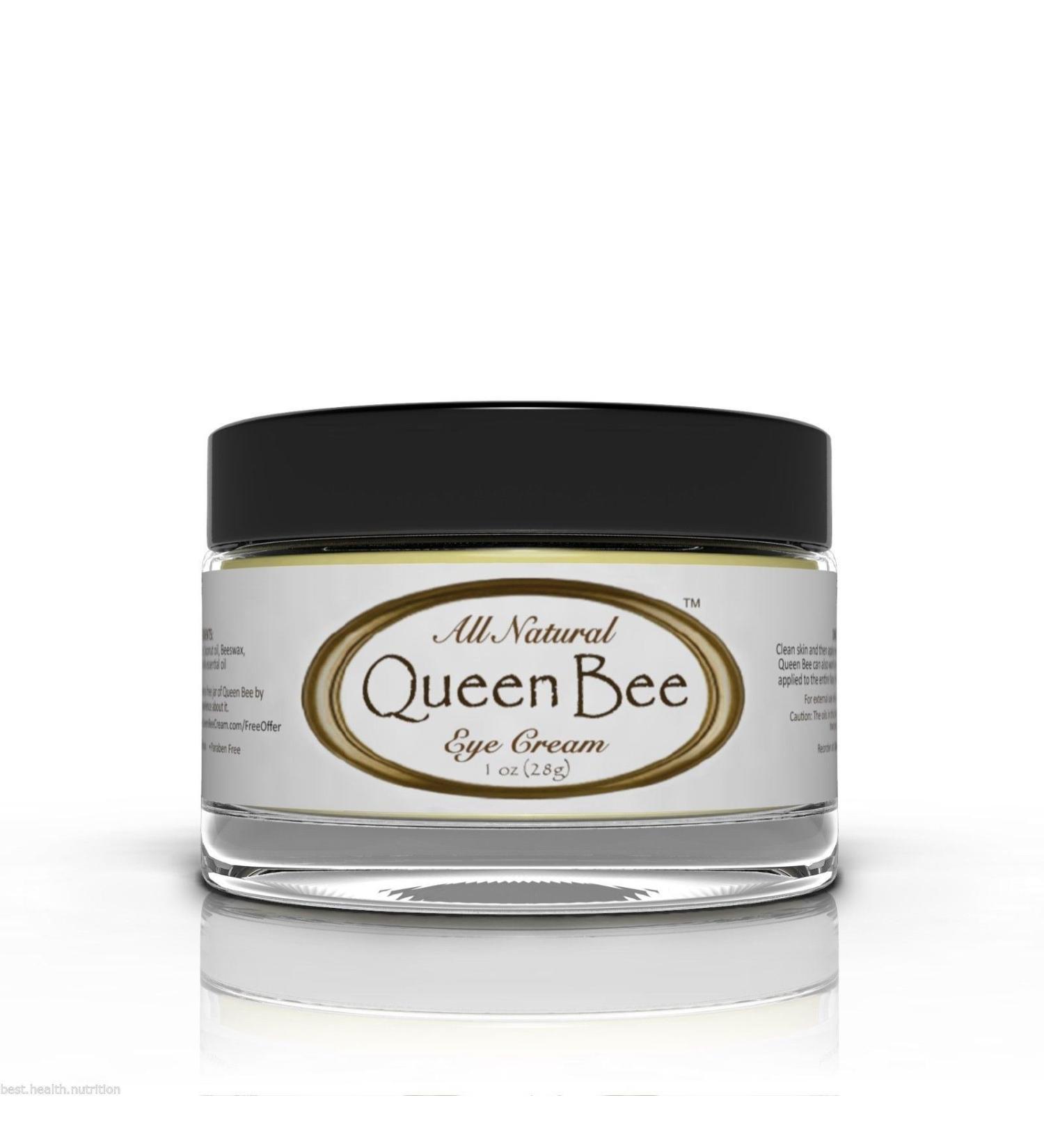 Queen Bee Organic Under Eye Cream - Dark Circle & Wrinkle Remover - Buy Online on GoSupps.com