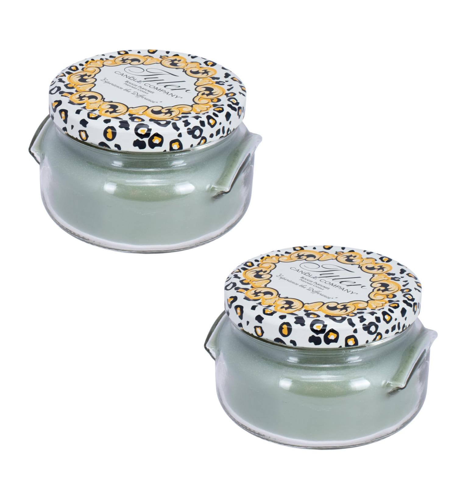 Tyler Sage Green 2-Wick Aromatherapy Candles - 11oz Jar Pack of 2 | Hippie Chick Scent - International Shipping Available - Buy Online on GoSupps.com