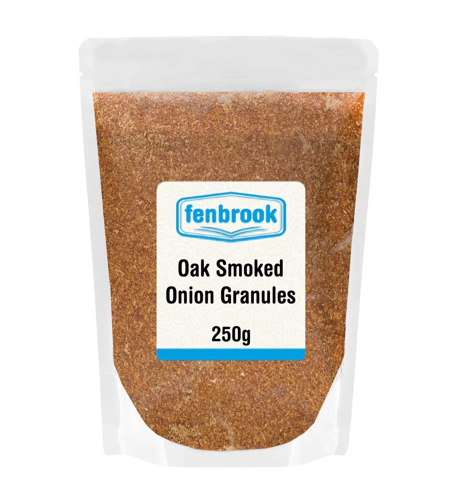 Oak Smoked Onion Granules 250g by Fenbrook
