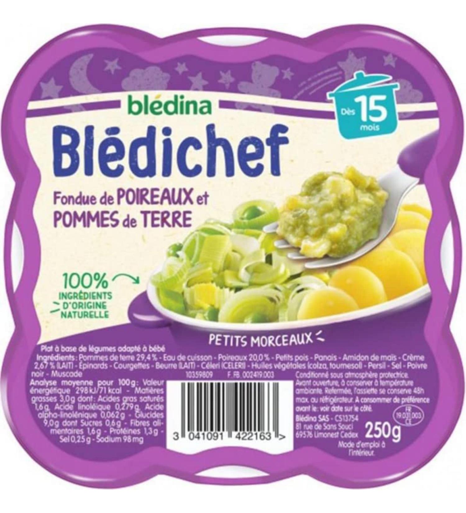 Bl dina Bledina Bl dichef Leek and Potato Fondue From 15 Months 250g