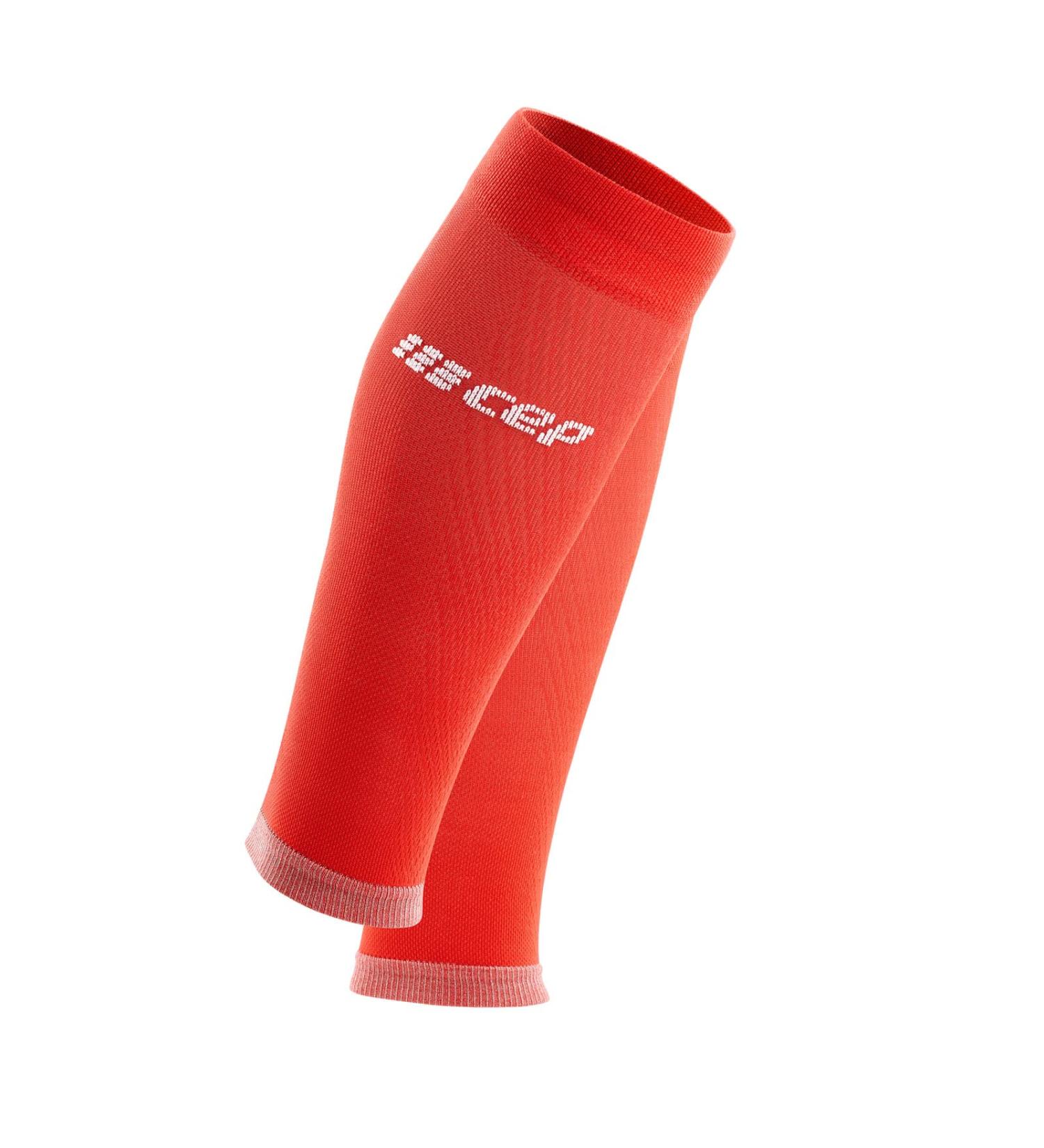 Buy CEP Ultralight Calf Sleeves for Men - Thin Leg Warmers with Precise Calf Compression in 3 Lava/Light Grey | International Shipping Available - Buy Online on GoSupps.com