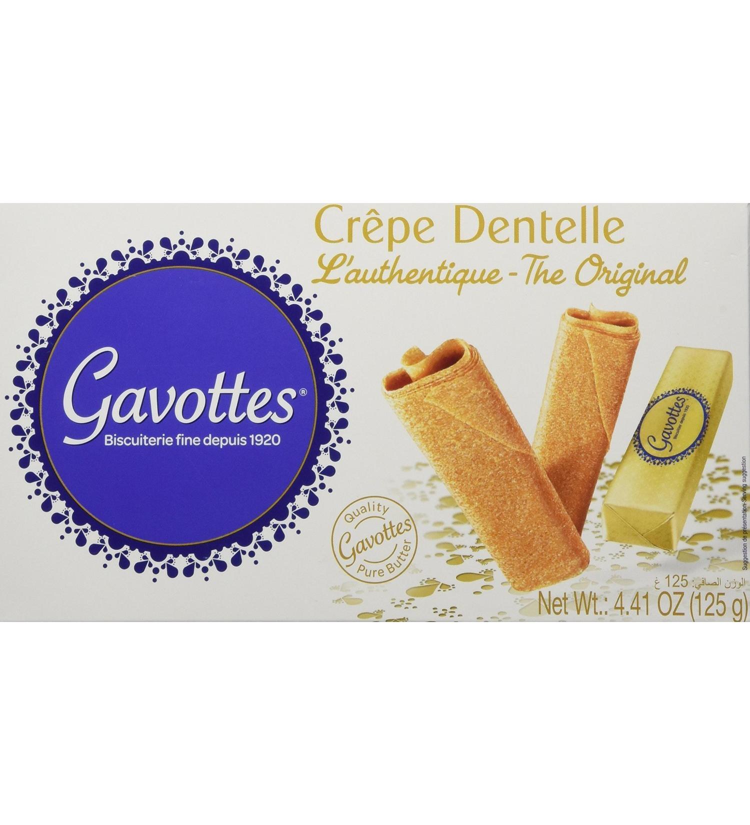 Gavottes Crepe Dentelle Cookies - 125g Box (3 Pack) - Delicious French Treats - Buy Online on GoSupps.com