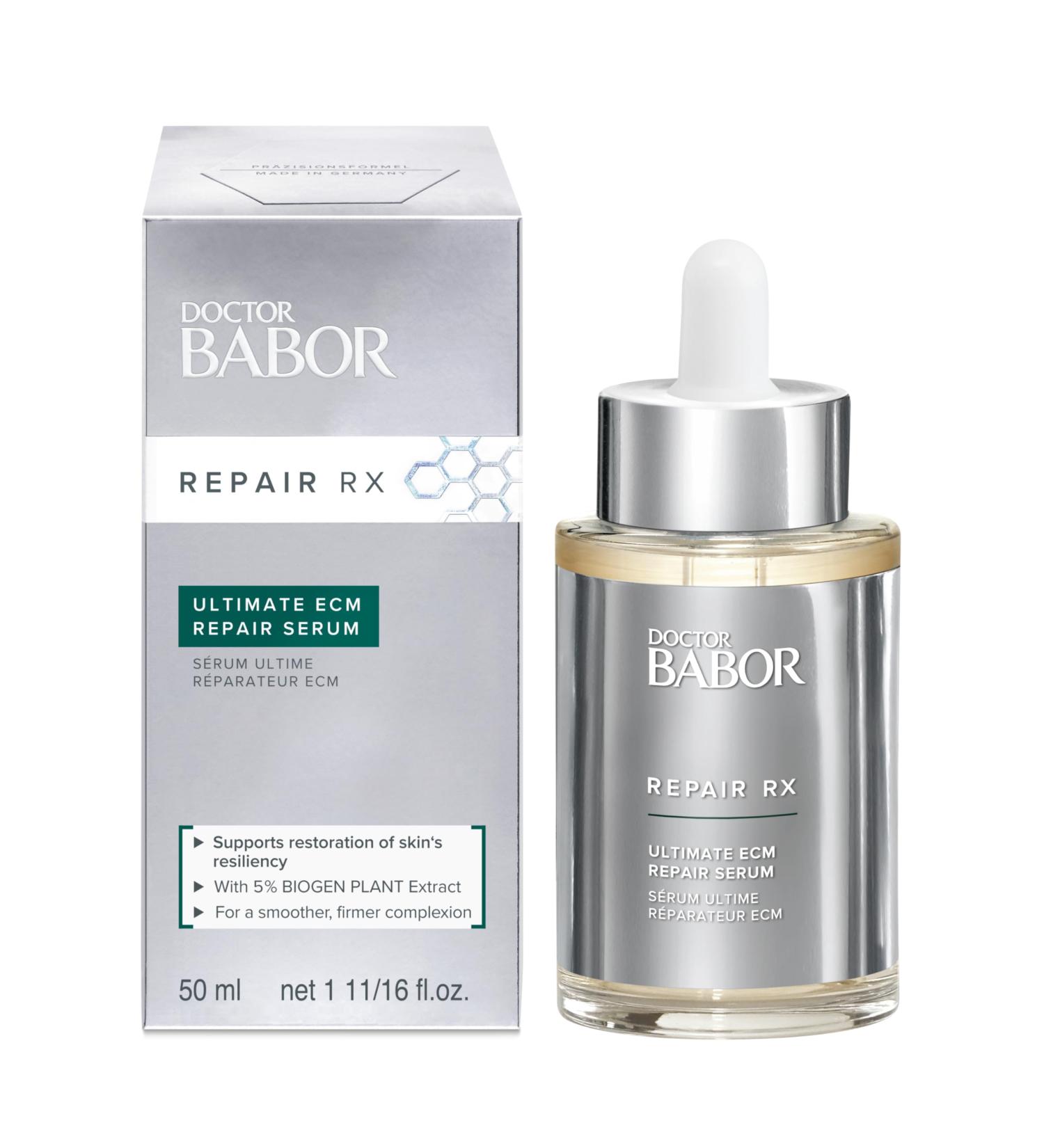 DOCTOR BABOR REPAIR RX Ultimate ECM Serum - Hyaluronic Acid for Collagen Elasticity & Even Skin Tone | Fragrance & Color Free - Buy Online on GoSupps.com