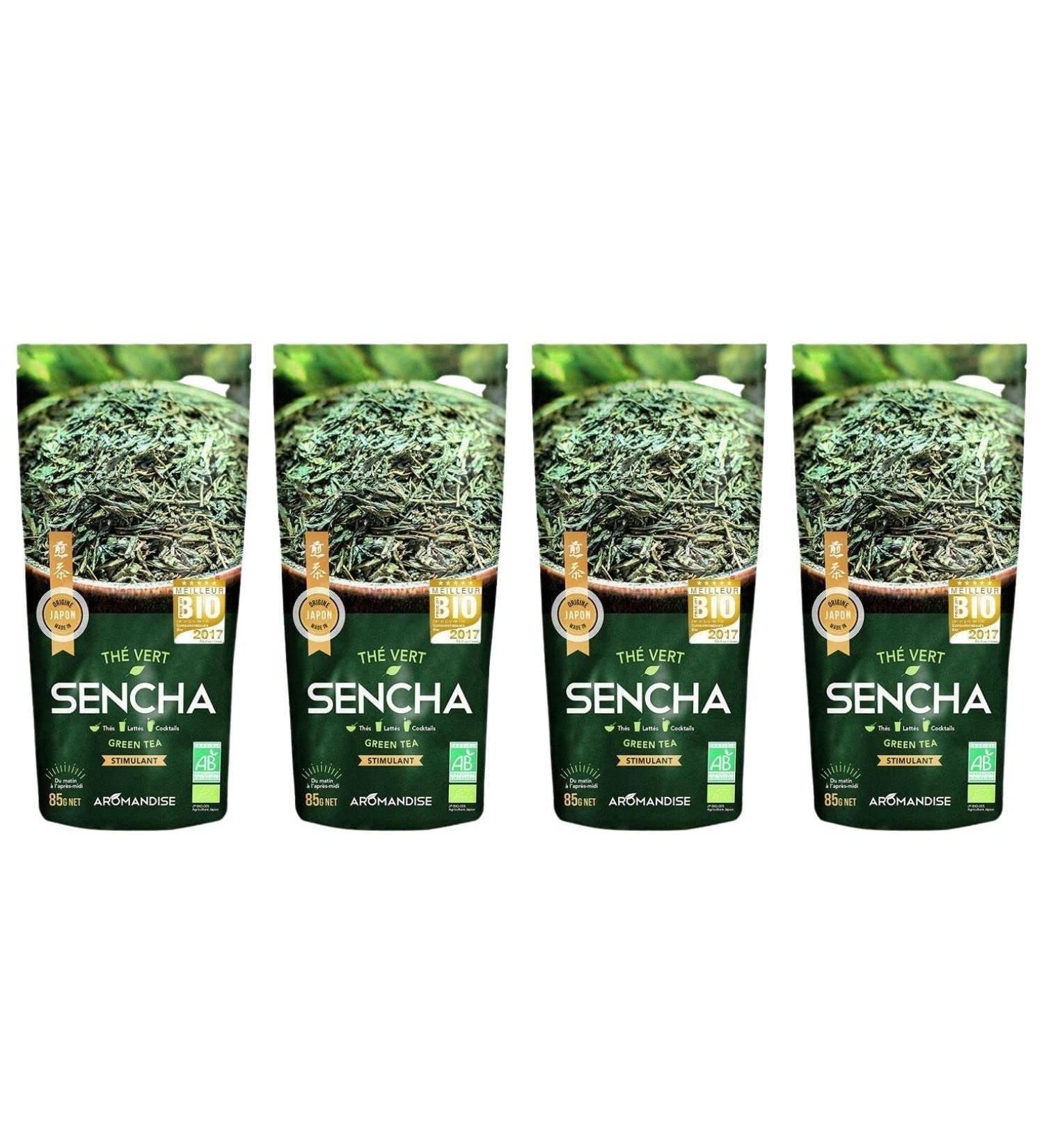 Aromandise Organic Japanese Sencha Green Tea 340g
