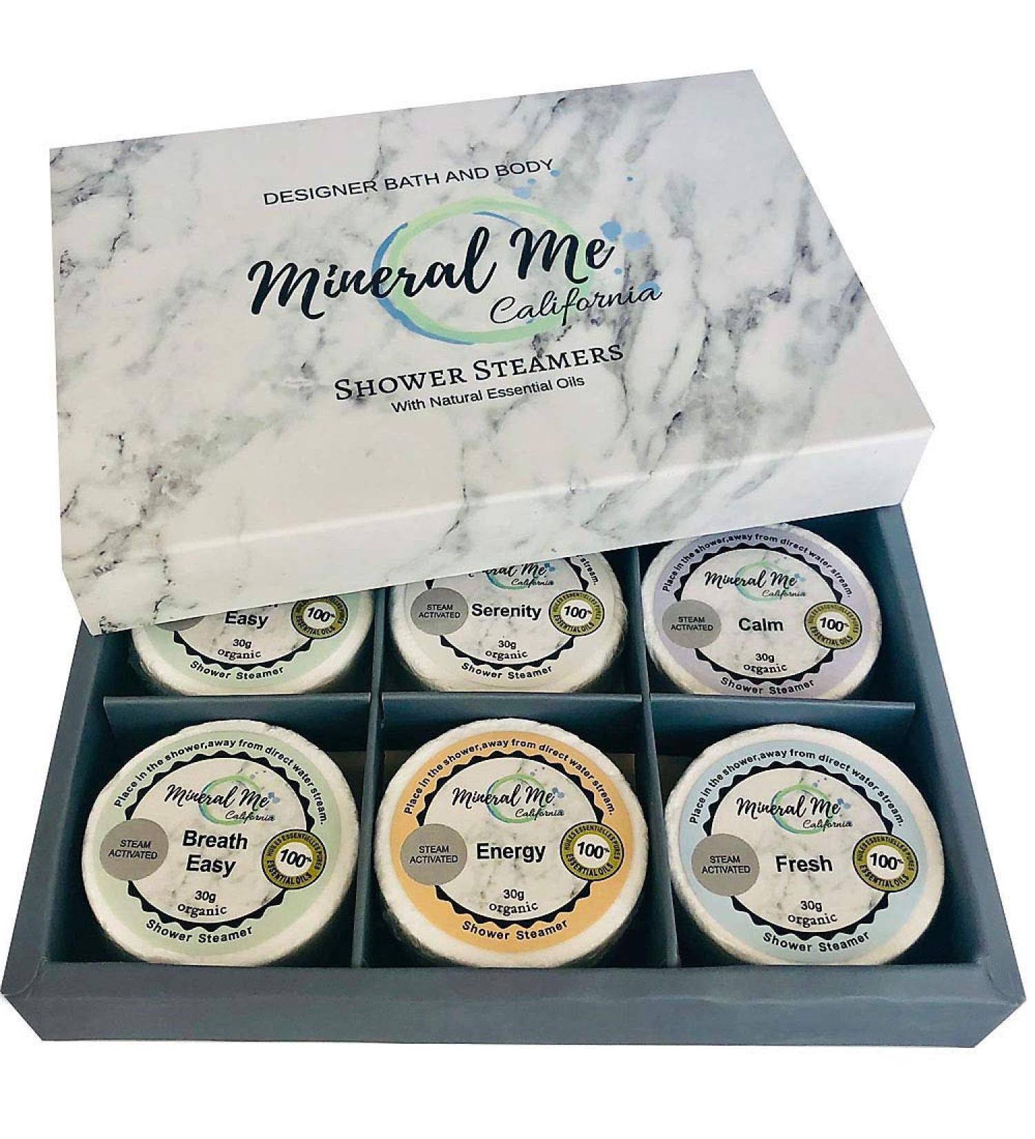 Shower Bombs Aromatherapy - Organic Essential Oil Shower Steamers for Relaxation & Stress Relief - Vapor Shower Tablets for Spa Experience - Self Care Gifts for Men and Women - Buy Online on GoSupps.com