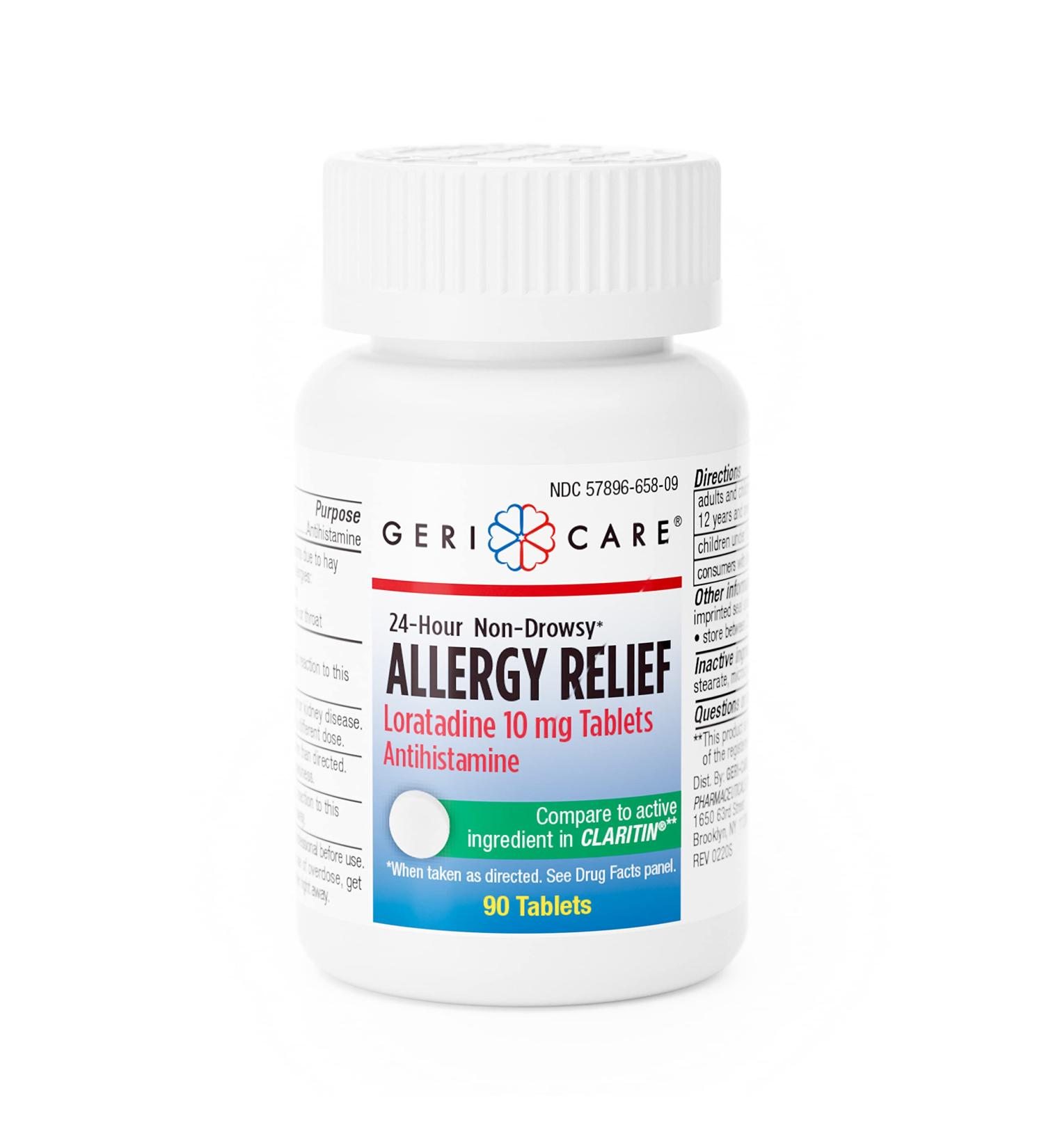 Allergy Relief Loratadine Tablets 90count 90 Count (Pack of 1)