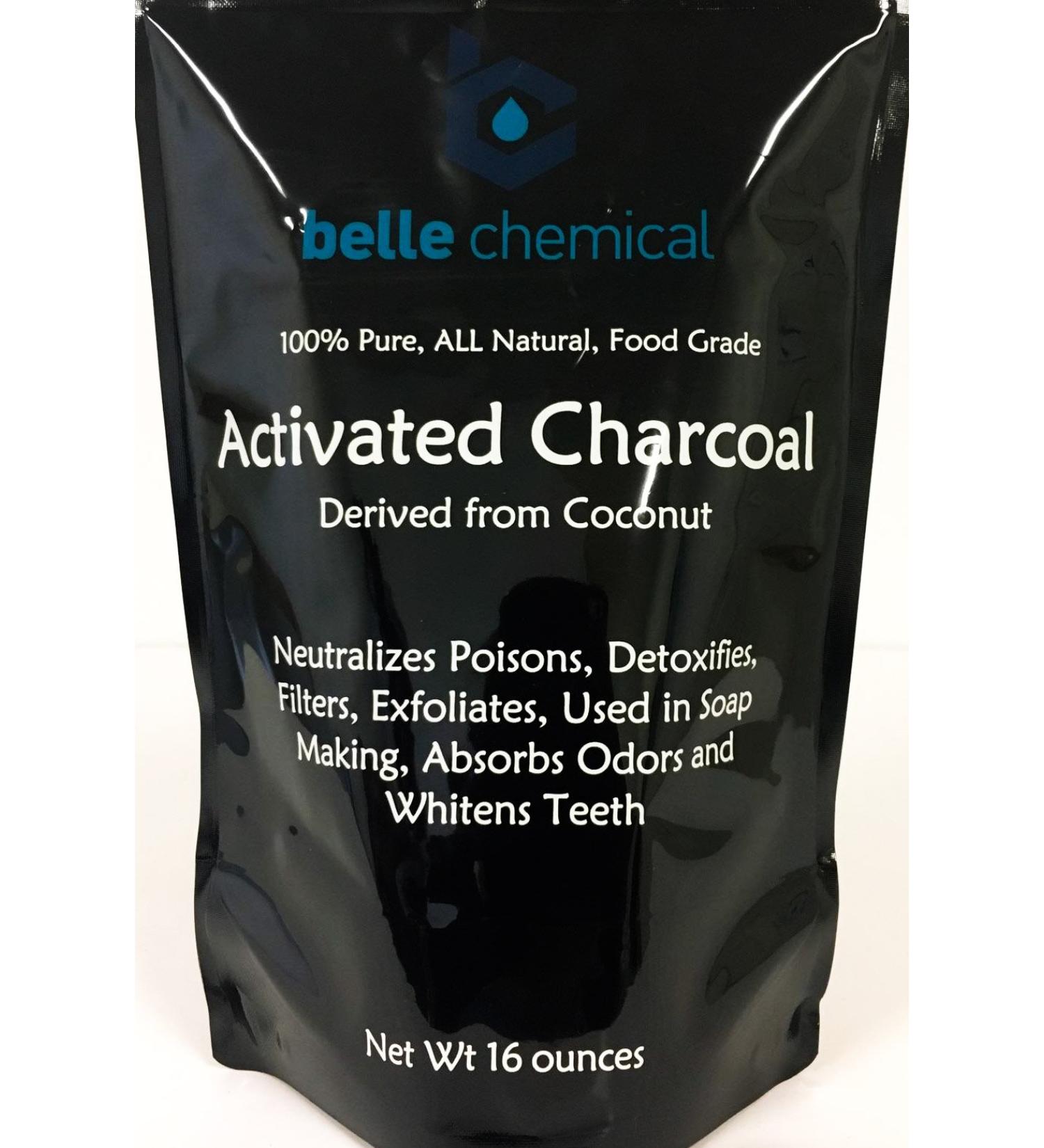 Organic Coconut Activated Charcoal Powder - 1LB Food Grade Kosher - Teeth Whitening, Facial Scrub, Soap Making - Buy Online on GoSupps.com
