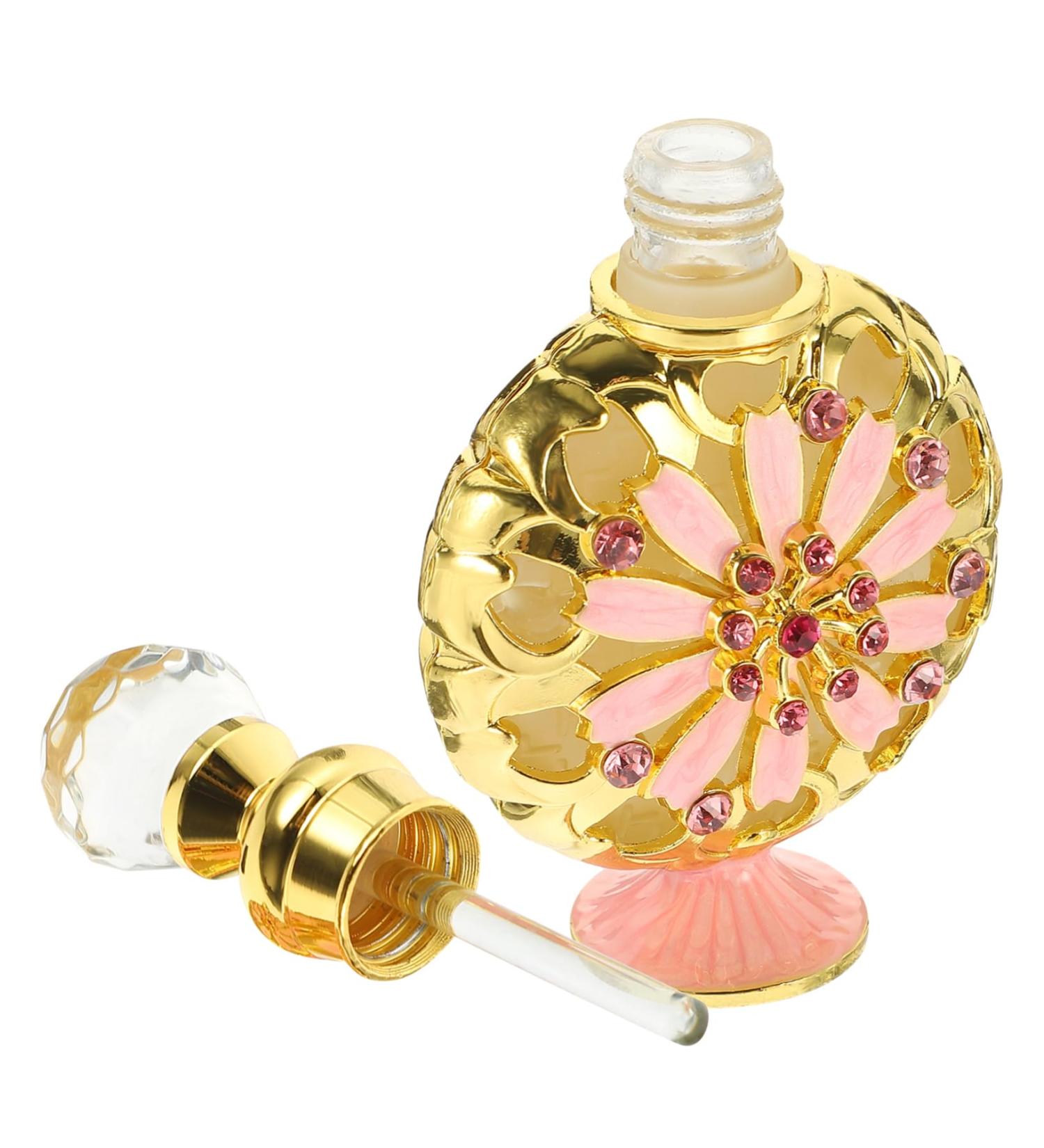 minkissy Lotion Bottle Cosmetic Containers Valentine Goodies For Valentines Day Perfume Container Glass Perfume Bottle Sun Flower Essential Oil Bottle Sample Vial Bottled Alloy - Buy Online on GoSupps.com