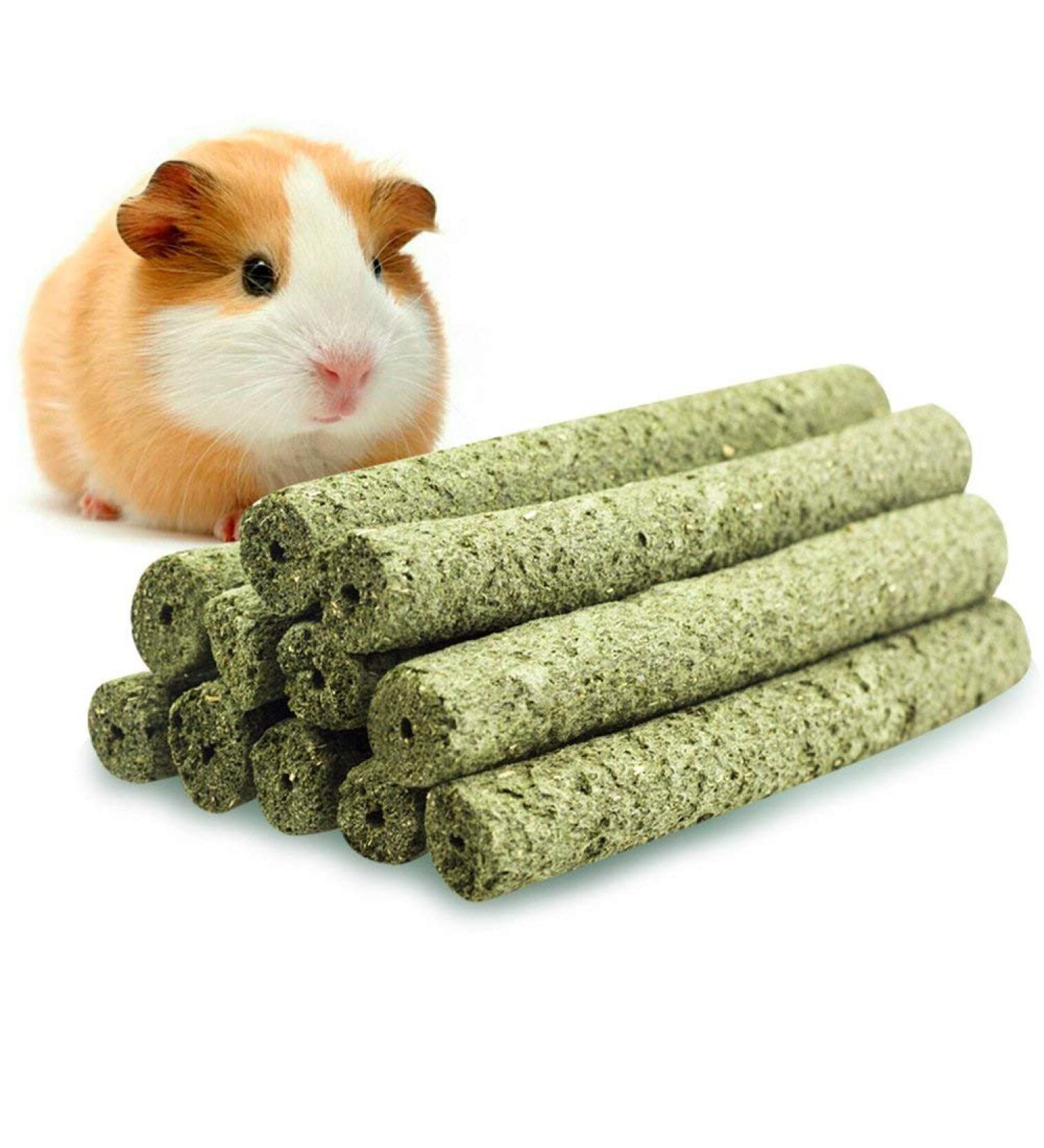 ULIGOTA Timothy Hay Sticks: Handmade Natural Chews for Rabbits, Guinea Pigs, and Small Pets - Buy Online on GoSupps.com