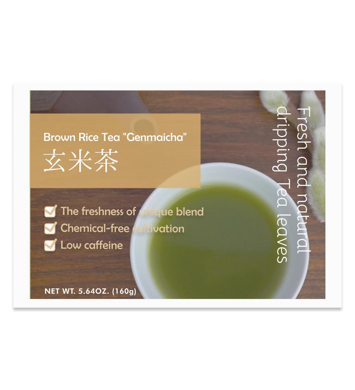 Brown Rice Tea "Genmaicha" 80g/2.82oz x 2pcs - Buy Online on GoSupps.com