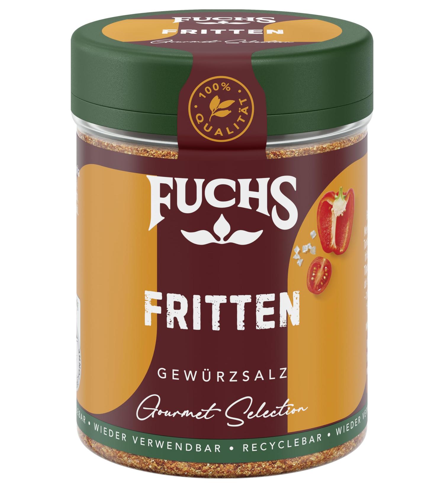 Fuchs Spice Salt for Fries - 80g | Premium Seasoning for Perfectly Flavored Fries | International Shipping - Buy Online on GoSupps.com