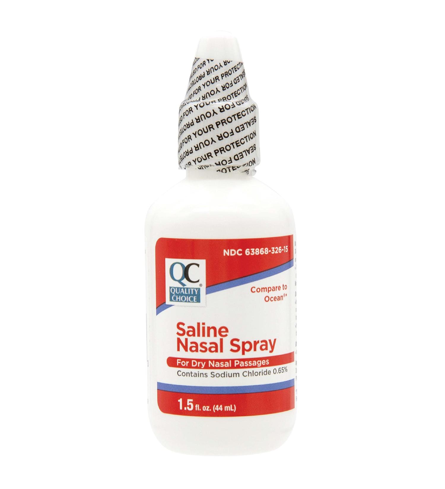 Quality Choice Saline Nasal Relief 1.5 oz (44 ml) Liquid
