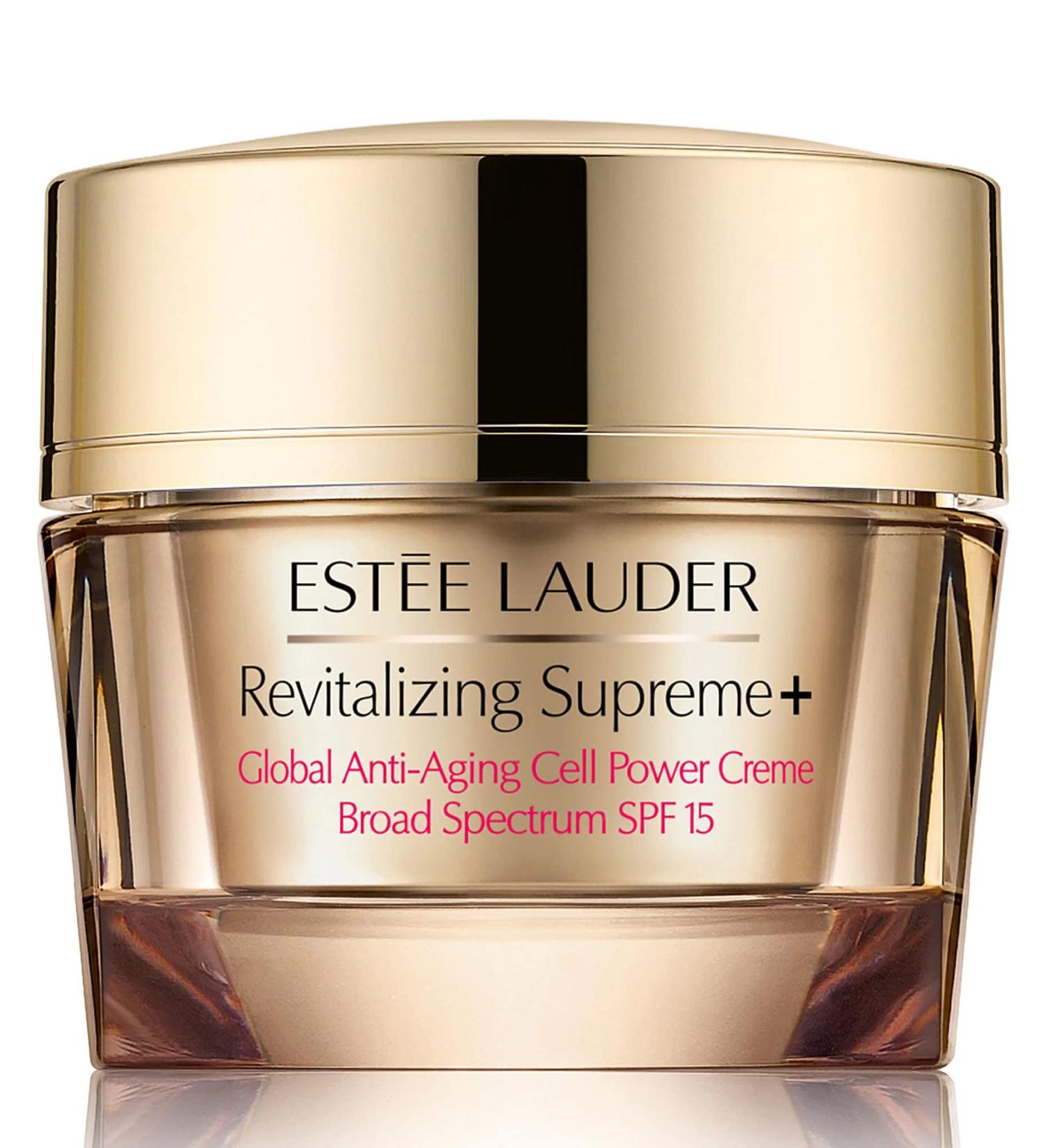 Estee Lauder Revitalizing Supreme + Global Anti-Aging Cell Power Creme SPF 15 2.5oz / 75ml Unscented 2.5 Ounce (Pack of 1)