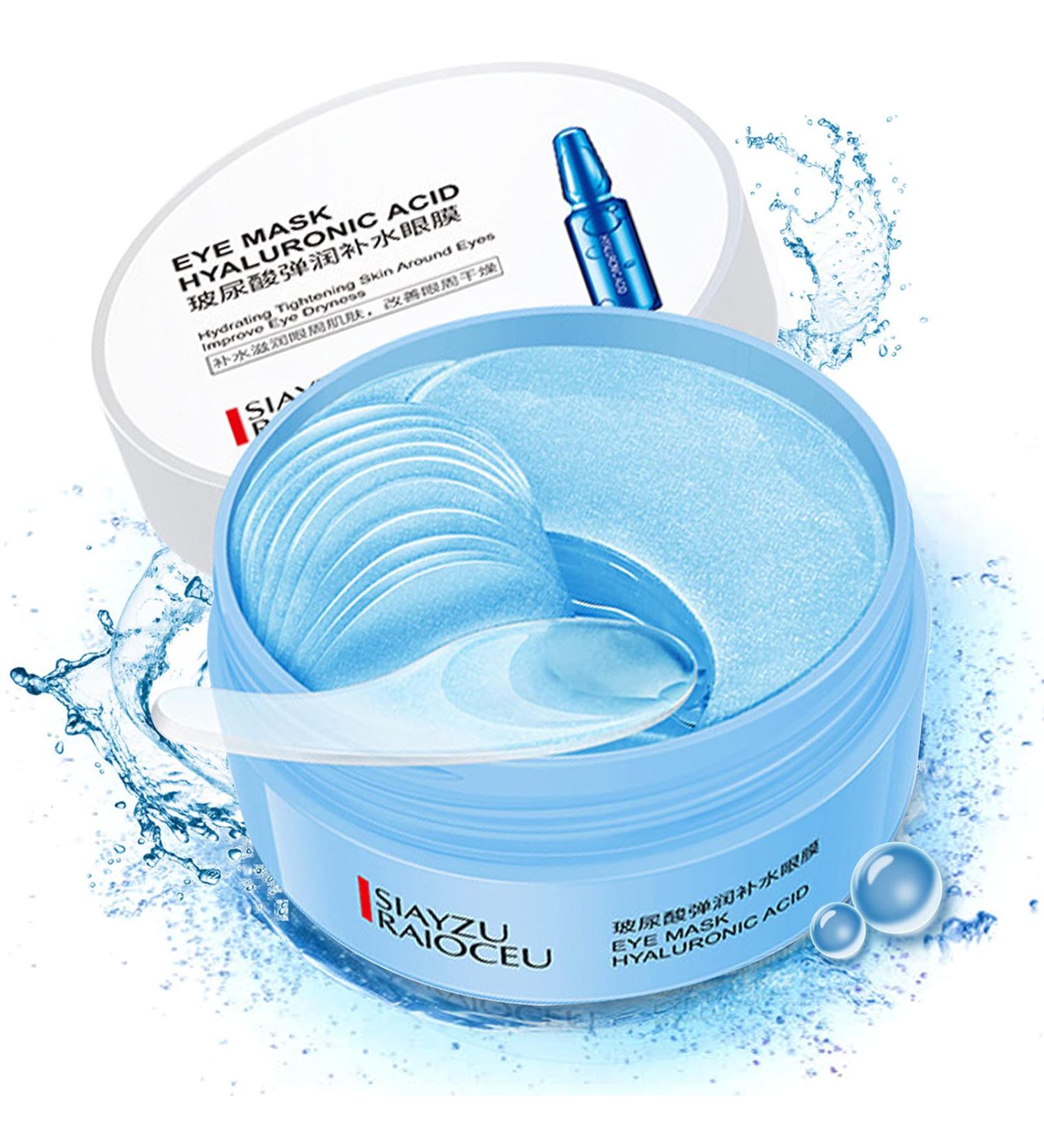 RABIOTA Hyaluronic Acid Under Eye Patches - 30 Pairs Anti-Aging Gel Pads for Dark Circles & Puffiness - Buy Online on GoSupps.com