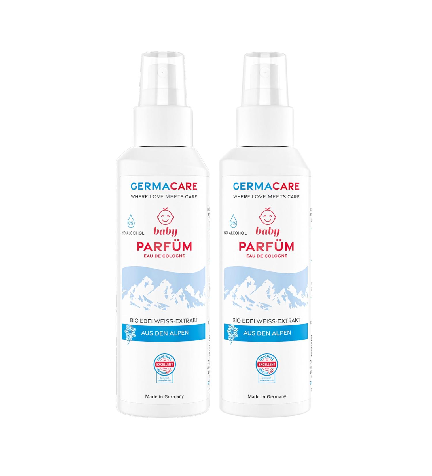 Germacare Baby Fragrance Set of 2 (2 x 150 ml) Alcohol-free - The perfect combination of care and fragrance - The pleasant discreet fragrance stimulates the senses and has a soothing effect - Buy Online on GoSupps.com