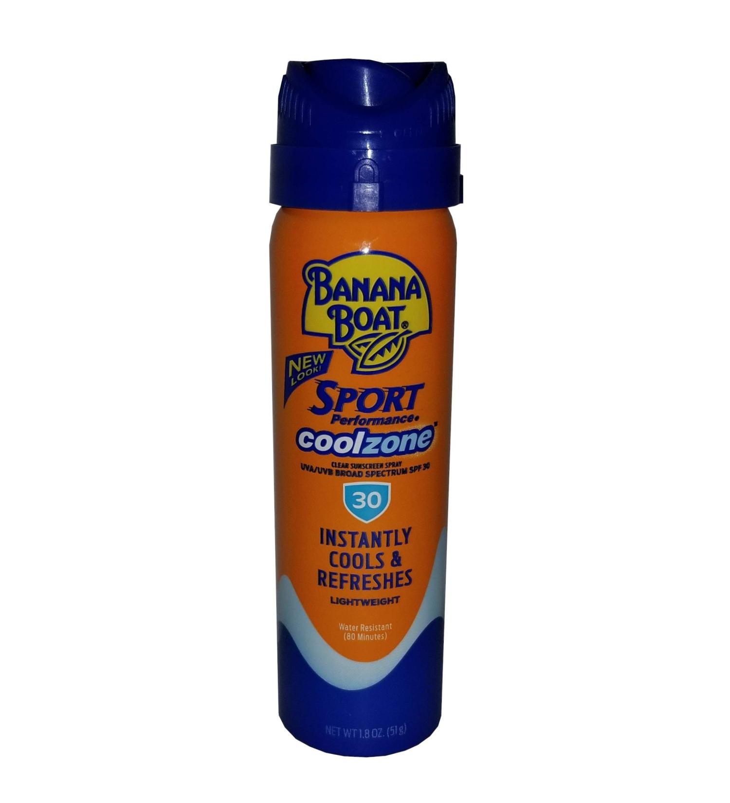 Banana Boat Sport SPF 30 Sport 1.8oz Cool Zone (Pack of 2)