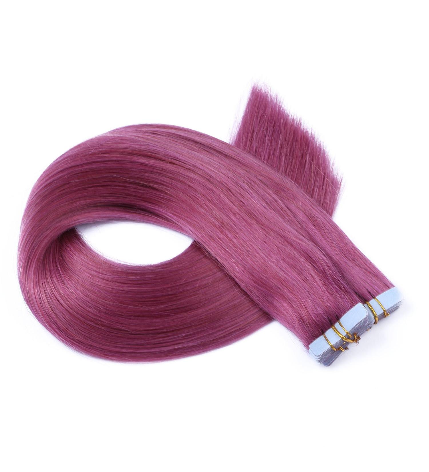 Buy Violet Tape In Hair Extensions - 50cm 60 Bricks 100% Remy Real Hair | Novon Hair Extensions - Buy Online on GoSupps.com