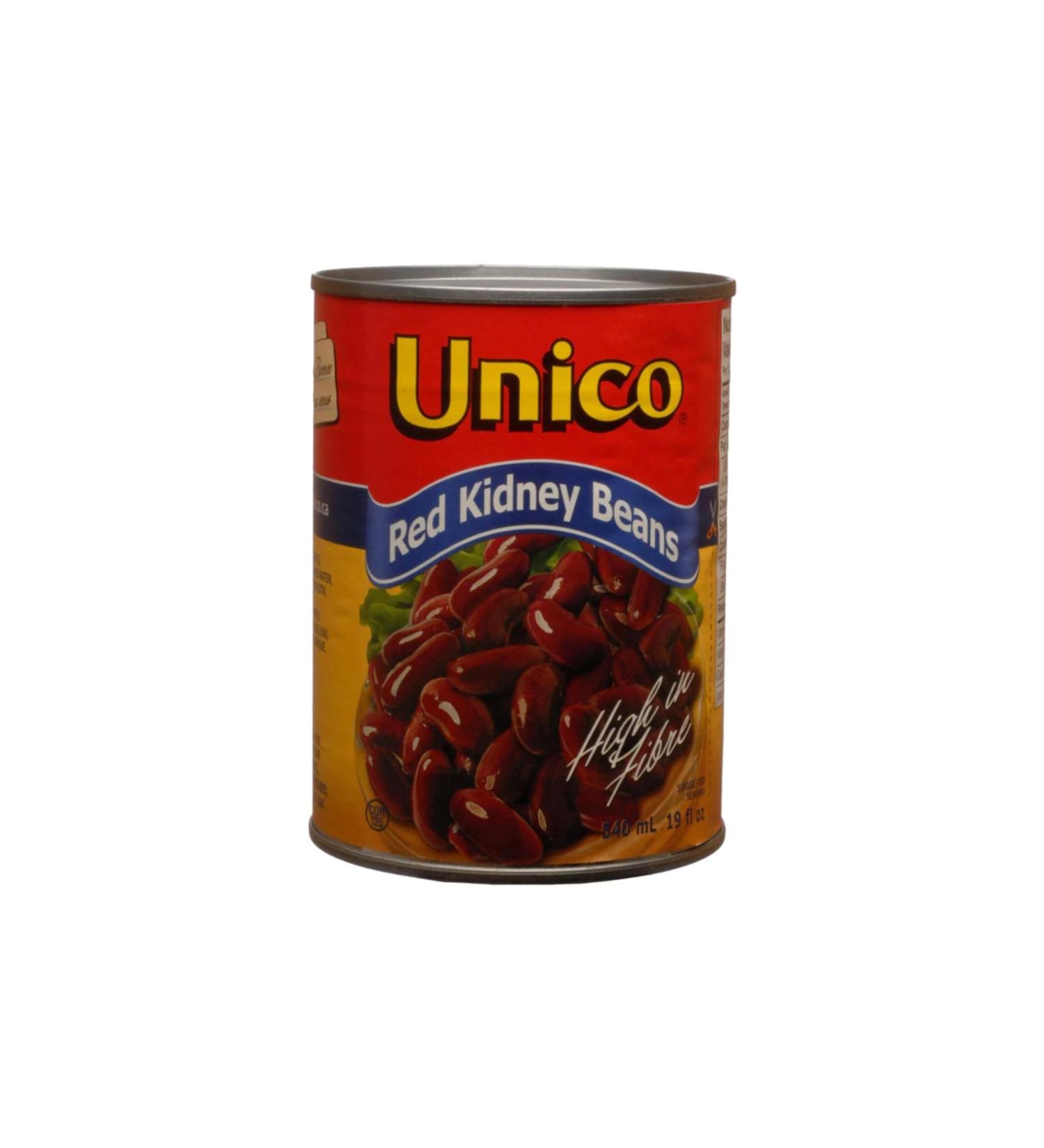 Unico - Kidney Beans - Red - Small 540 ml (Pack of 24)