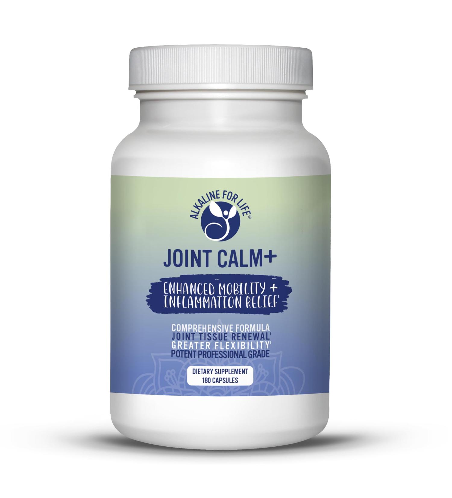 Joint Calm Glucosamine Chondroitin Joint Support Supplement - 900mg Glucosamine Sulfate HCI 300 mg Glucosamine KCI 225 mg Chondroitin sulfate with OPC Antioxidants for Inflammation Support 180 Count (Pack of 1) - Buy Online on GoSupps.com