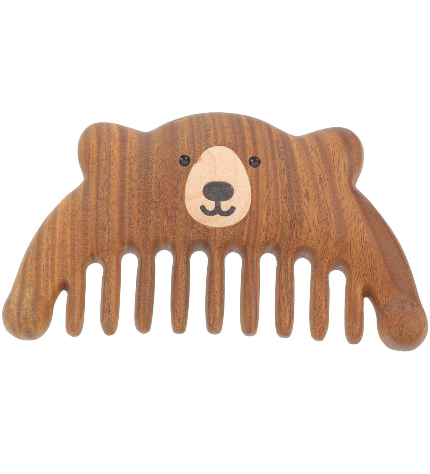 Ipetboom Wooden Scalp Massage Comb - Cute Hair Comb for Relaxation | Perfect Gift for Women & Men - Buy Online on GoSupps.com