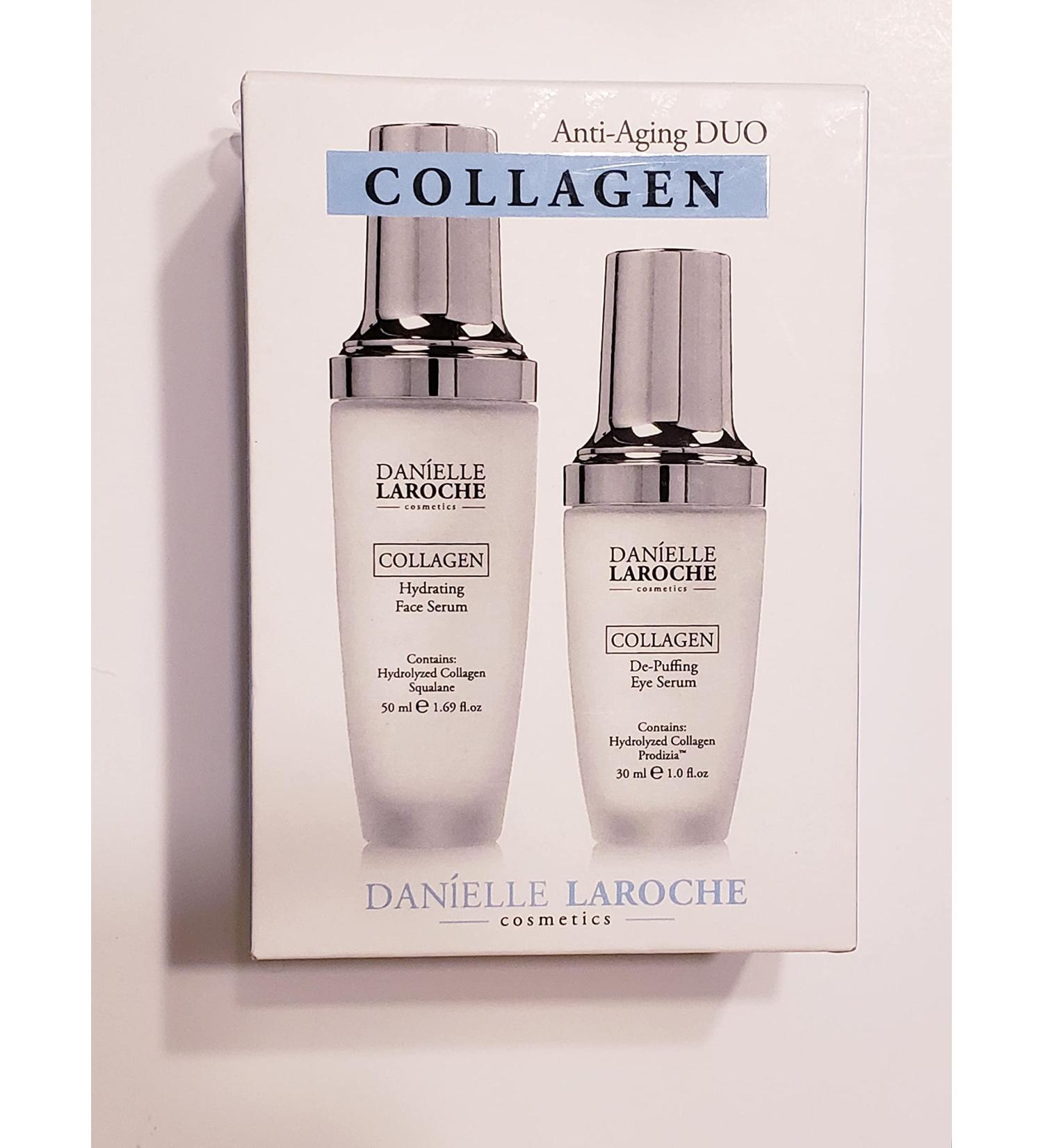 Danielle Laroche Anti-Aging Collagen Hydrating Face Serum & Eye Serum Duo - Buy Online on GoSupps.com