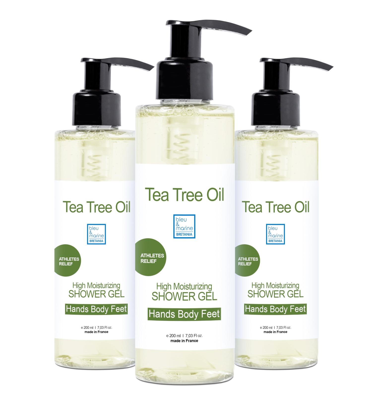 Made in France Shower gel bath soap and shampoo body face and hair Combats body odor Purifies detoxifies and deeply cleanses the skin 3 x 200 ml - Buy Online on GoSupps.com