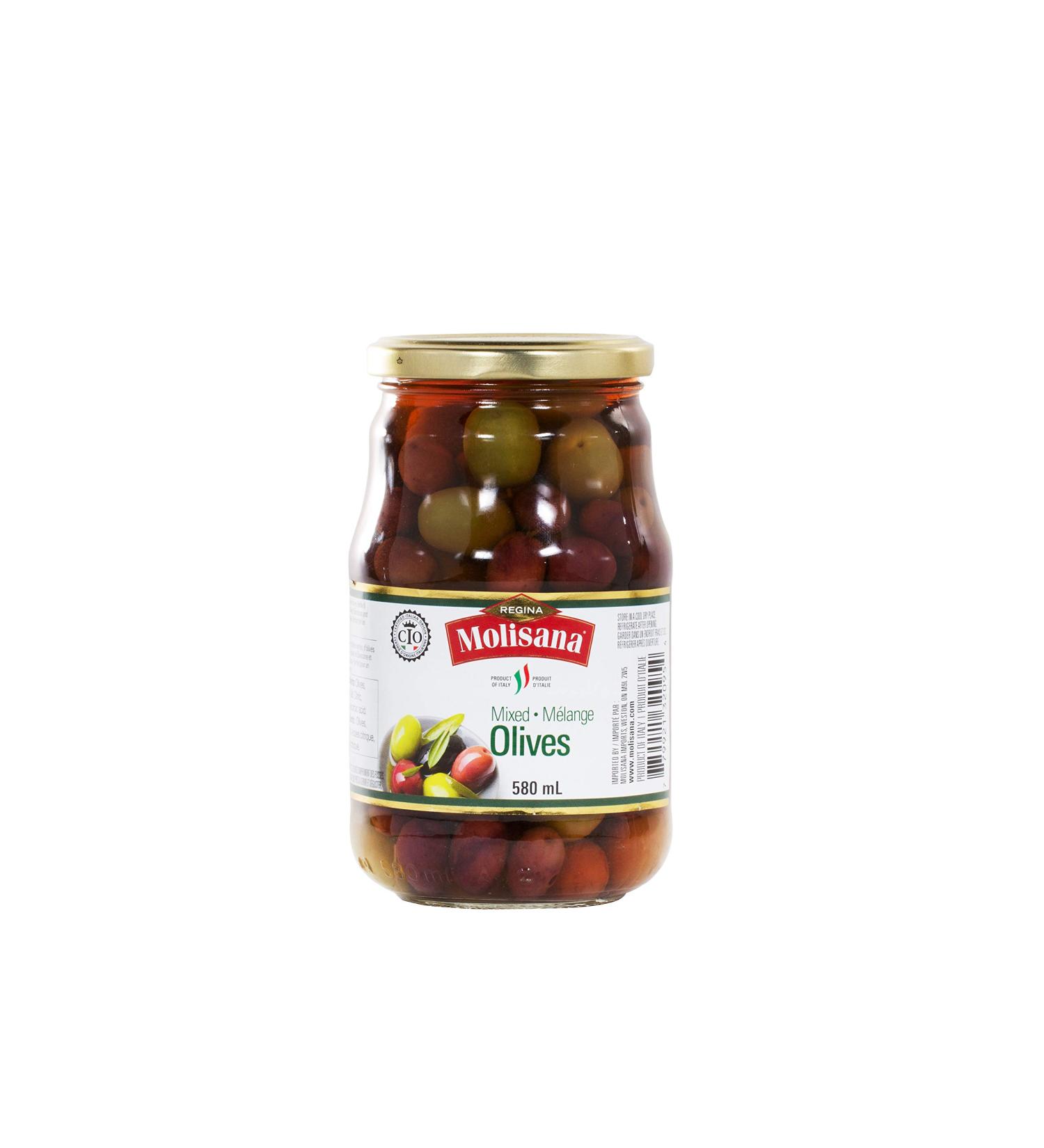 Regina Molisana Party Mix Olives 580 milliliters - Buy Online on GoSupps.com