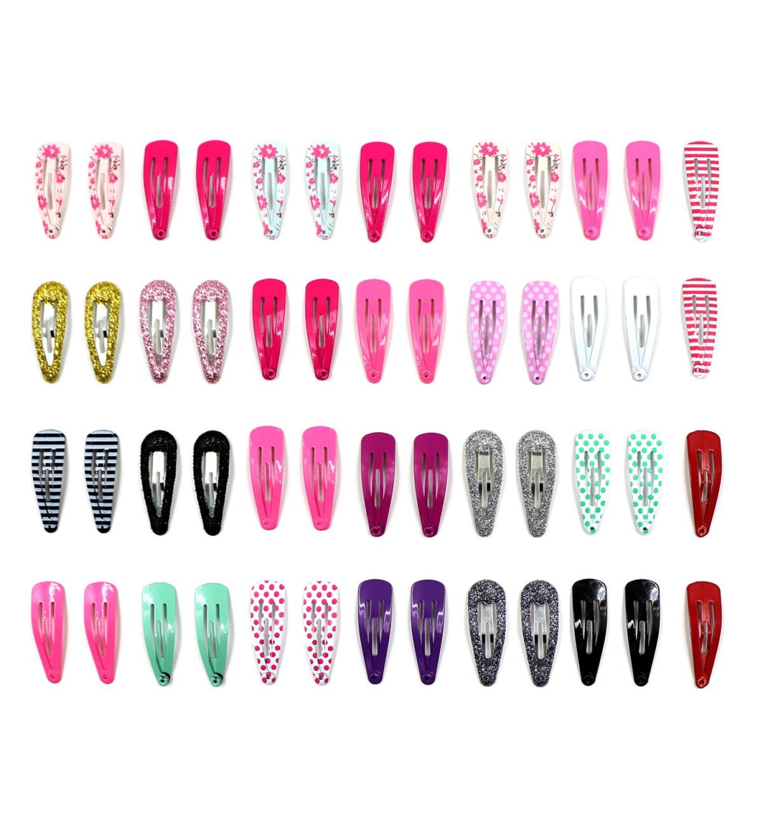 Zapire 52pcs No Slip Hair Clips for Girls & Toddlers | Snap Barrettes & Hair Accessories - Buy Online on GoSupps.com