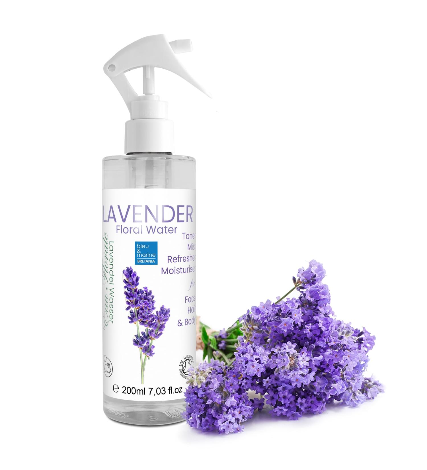 Tonic Lotion Organic Lavender Hydrosol Water Hair Spray Linen Spray Balancing Oily Skin Uplifting Skin Regenerative Toner Deep Sleep Pillow Aroma 200 ml - Buy Online on GoSupps.com