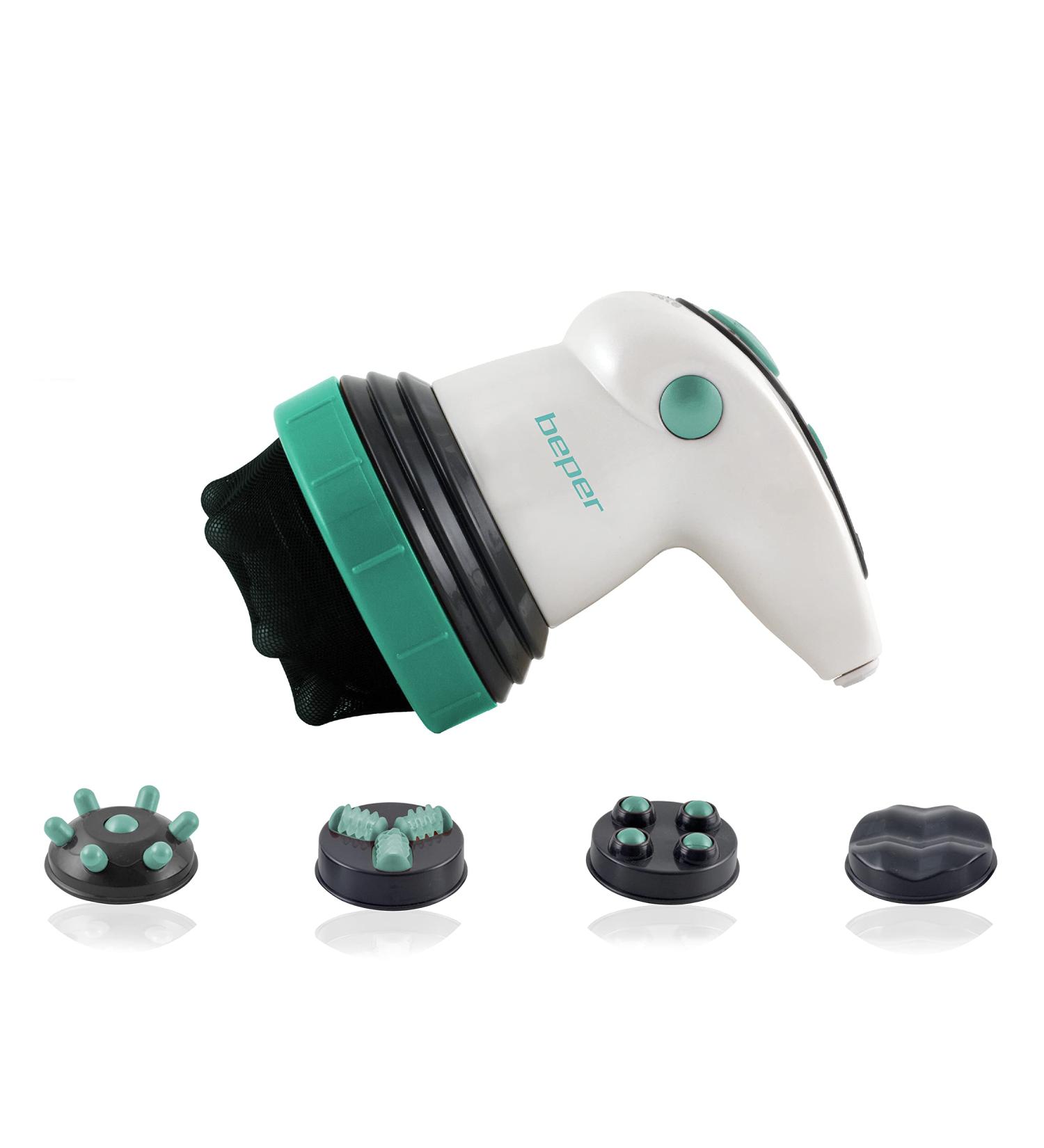 Beper Massage Device for Women - 4 in 1 Infrared Anti-Cellulite Massager with Adjustable Strengths & Triple Circular Effect - Buy Online on GoSupps.com